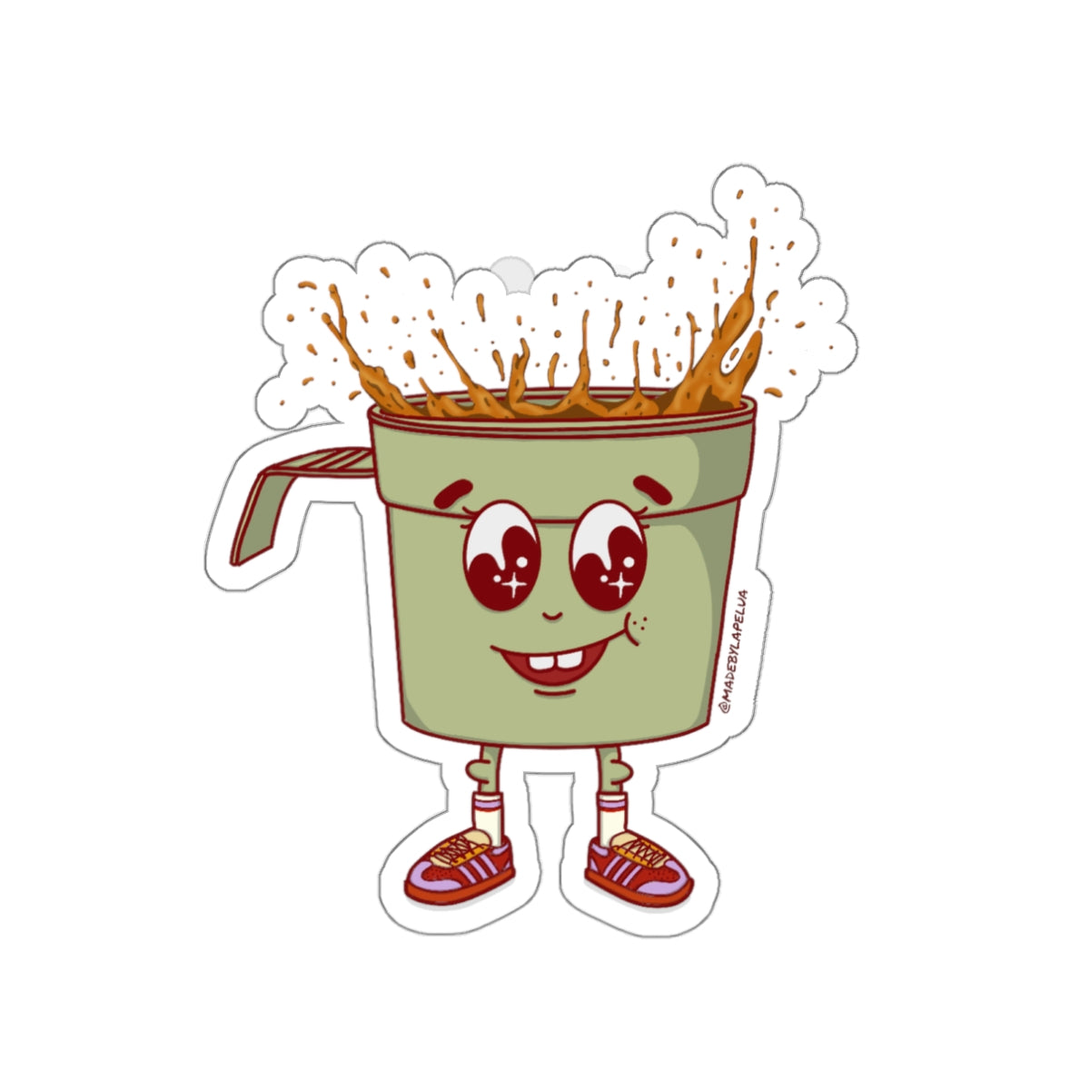 Tacita de Café - Die-Cut Stickers, Puerto Rico