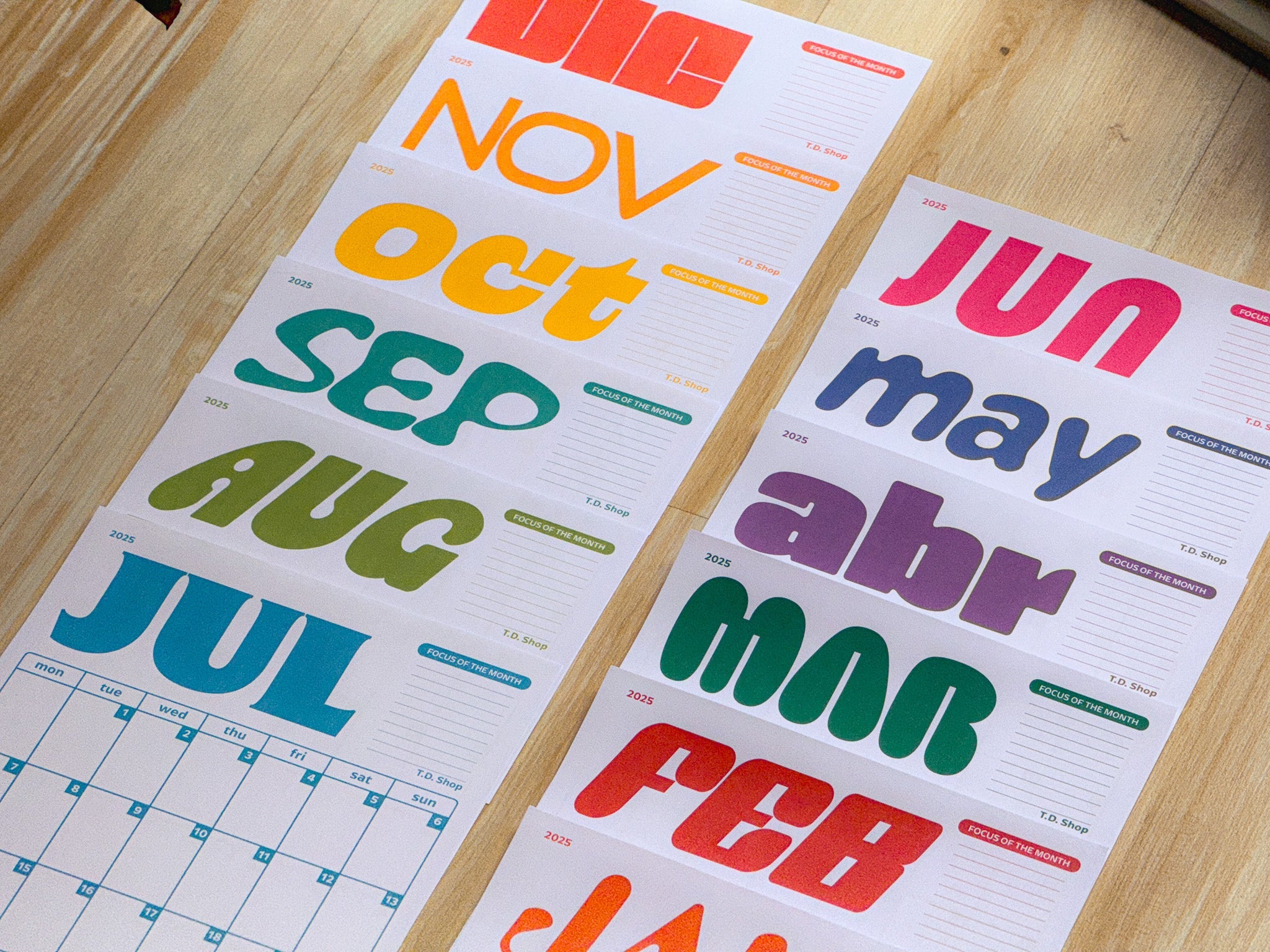 Calendario Funky 2025 (Digital)