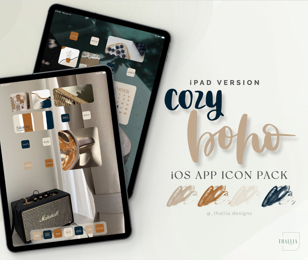 Cozy Boho iPad iOS Pack