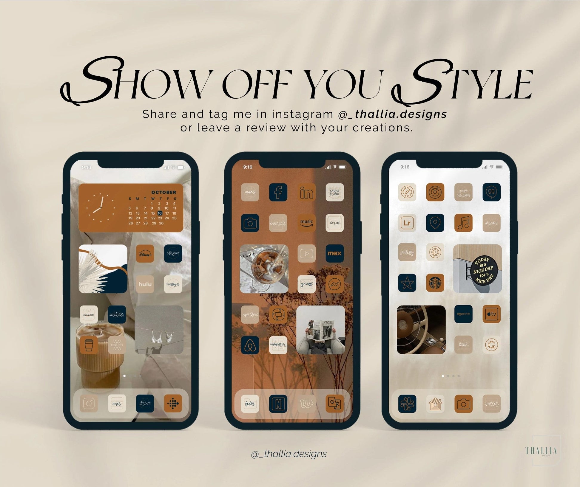 Cozy Boho iPhone iOS Pack