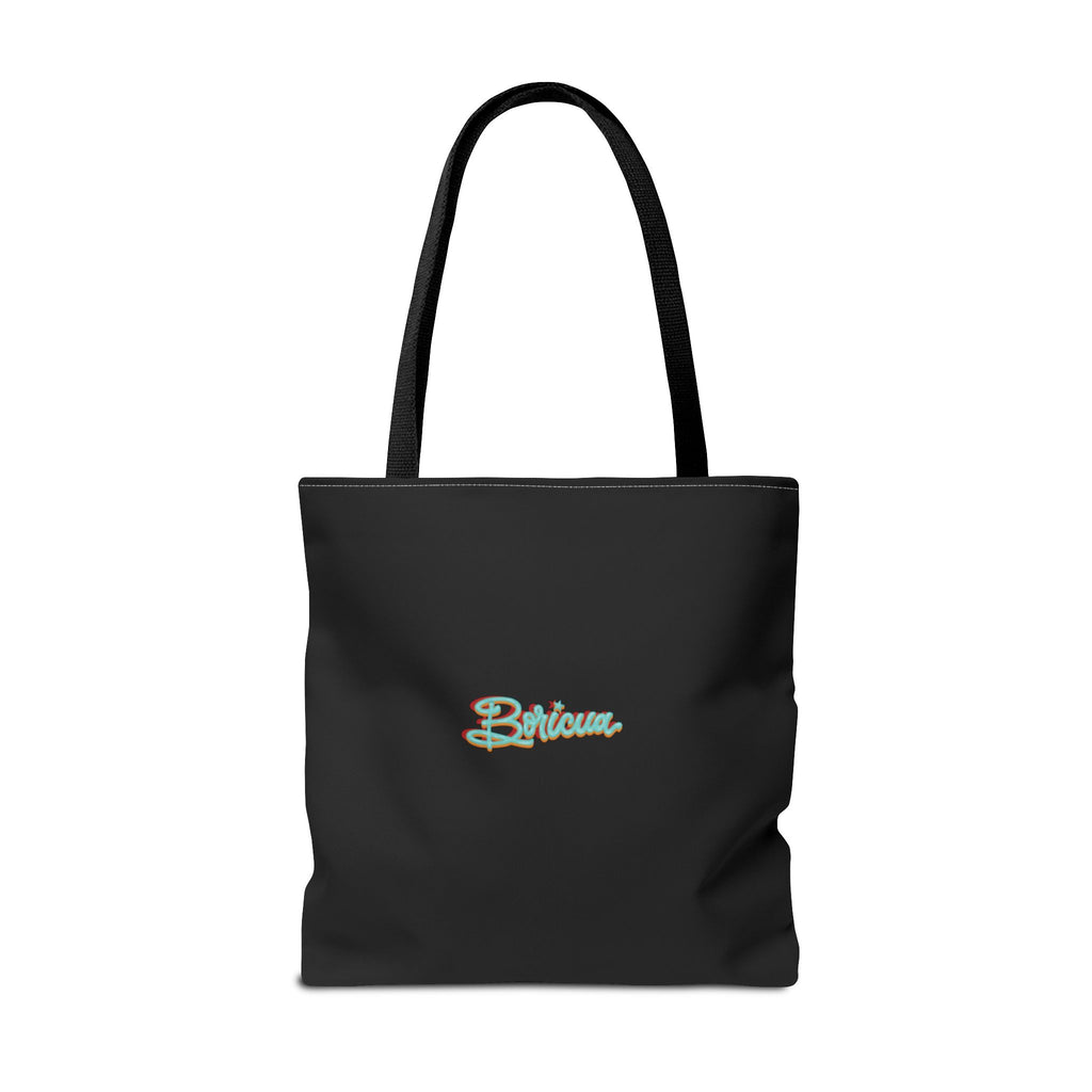 Concho Tote Bag - Boricua (Negro)