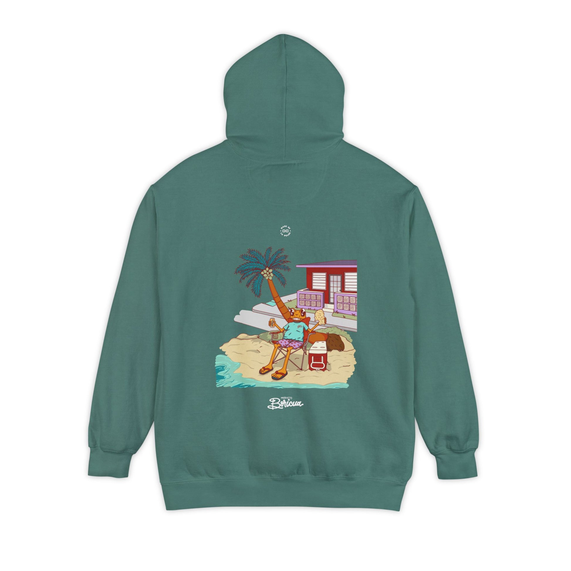 Concho en la playa de PR - Puerto Rico Hoodie