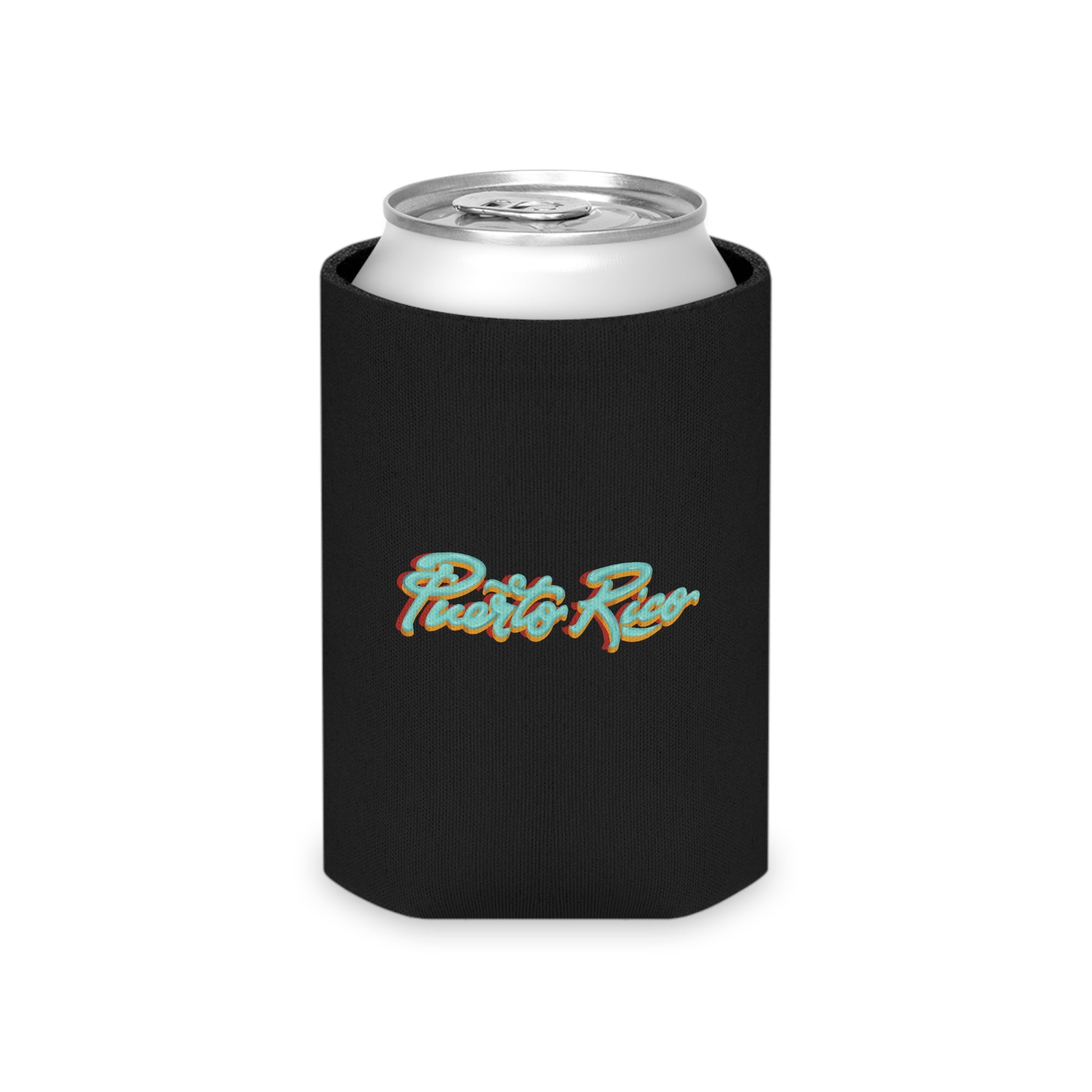 Pitorro de Coco Can Cooler - Puerto Rico (Negro)