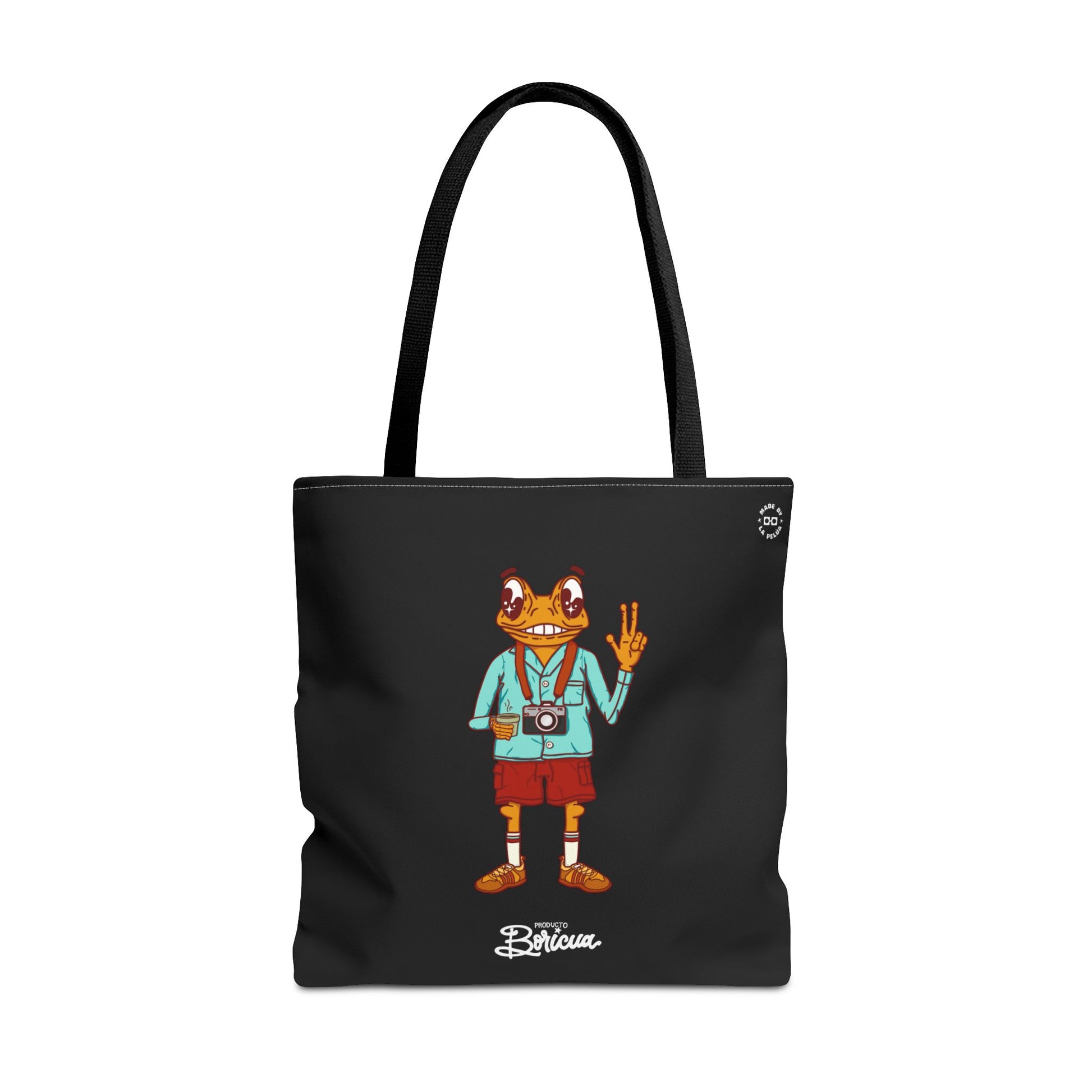 Concho Tote Bag - Boricua (Negro)