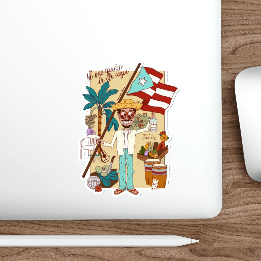 BB en La Mudanza - Die-Cut Sticker, Puerto Rico