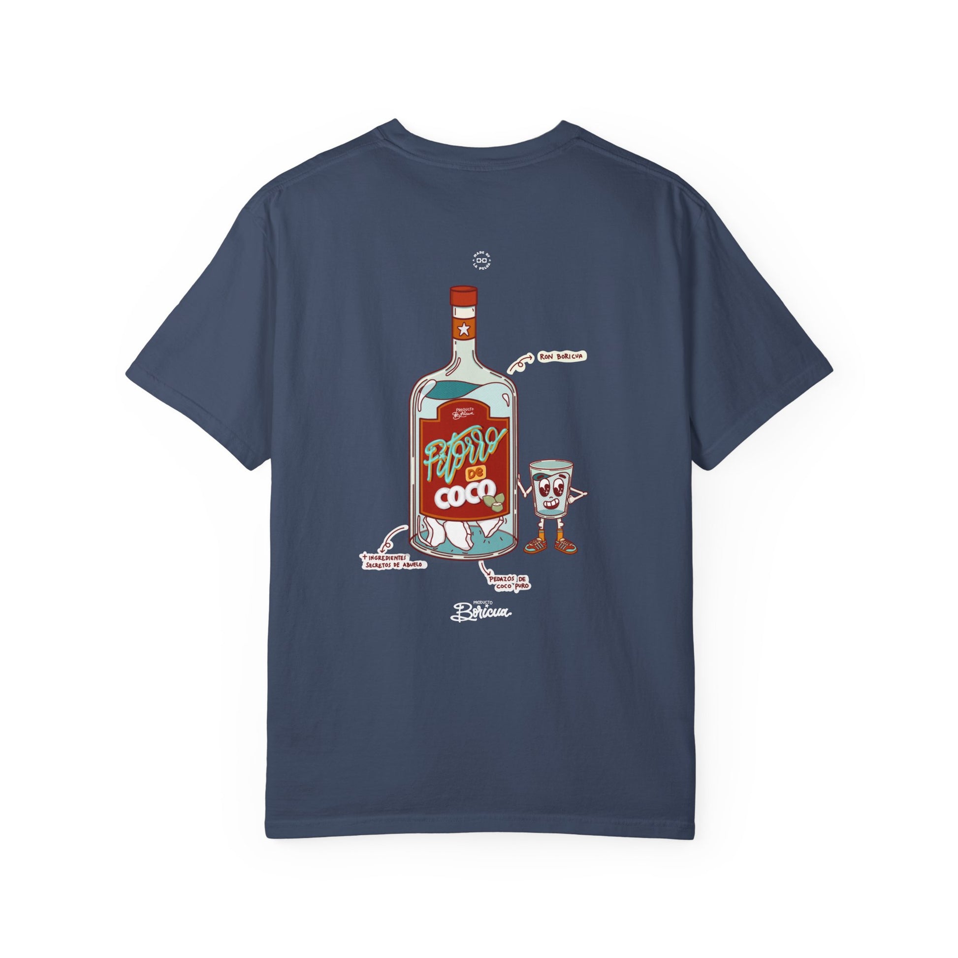 Pitorro de Coco - Bandera Puerto Rico T-Shirt