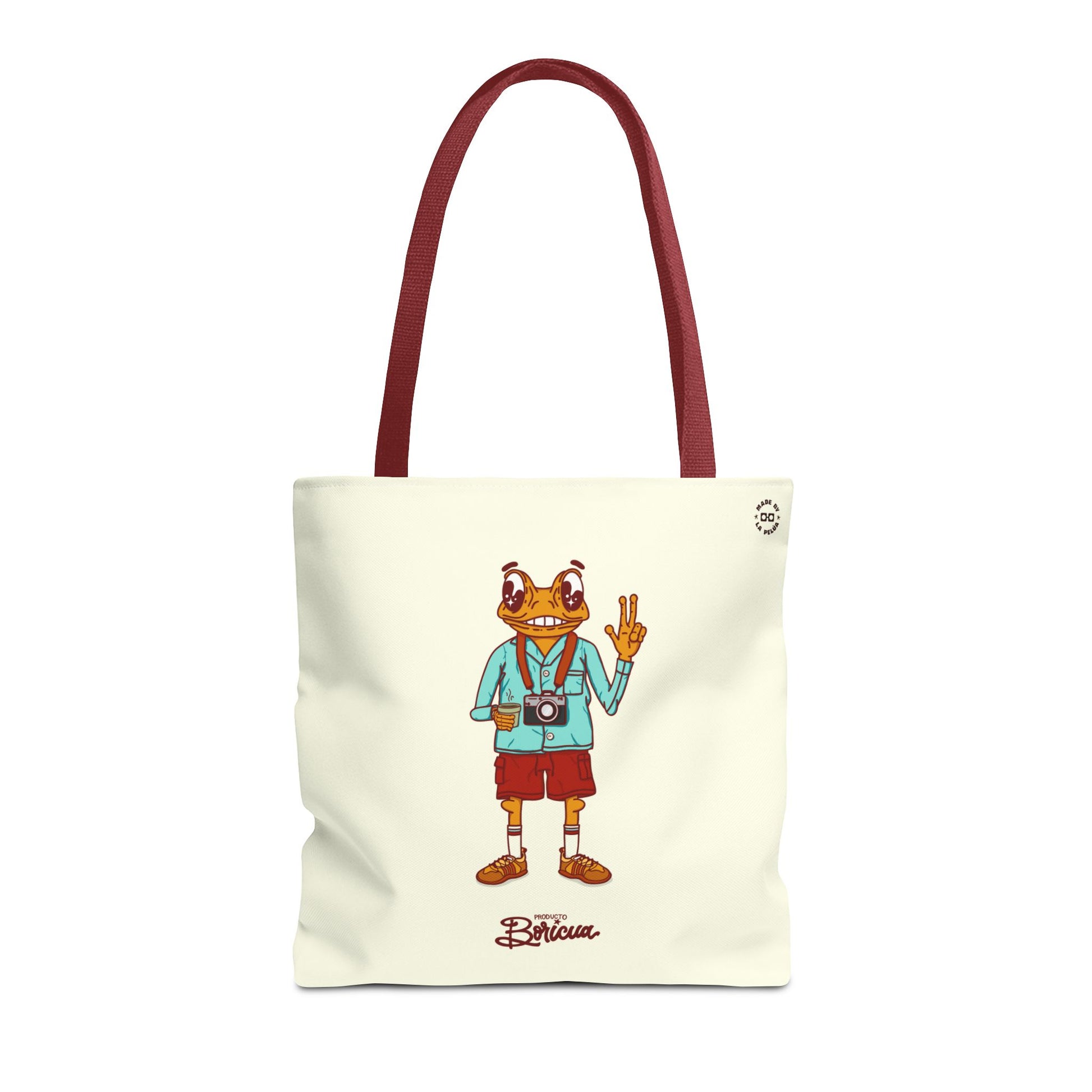 Concho Tote Bag - Bandera de Puerto Rico (Crema)