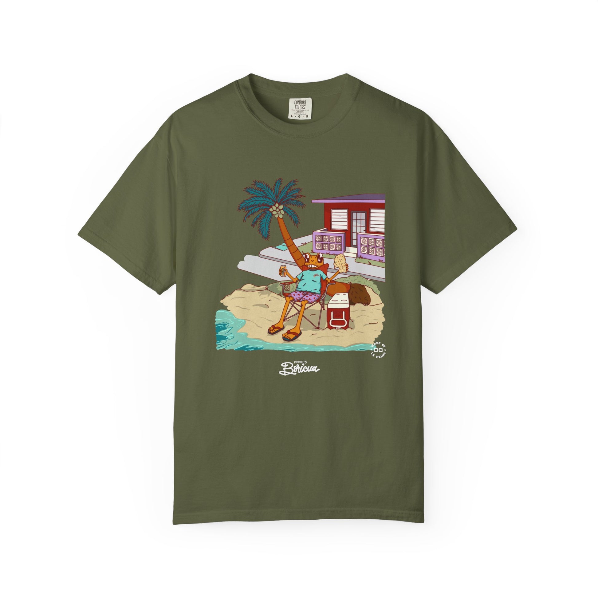 Concho en la playa en PR - T-Shirt