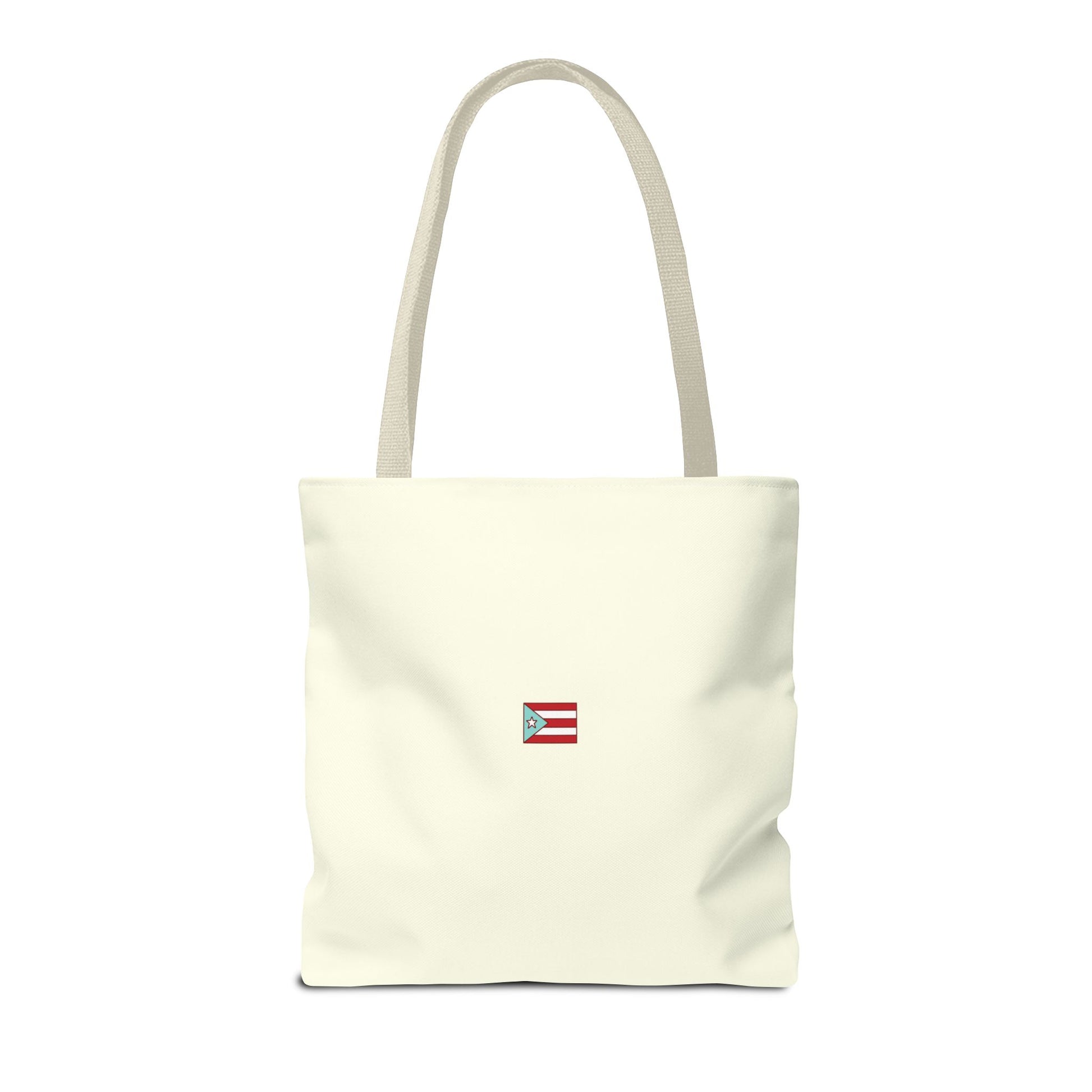 BB en La Mudanza Tote Bag - Bandera Puerto Rico (Crema)