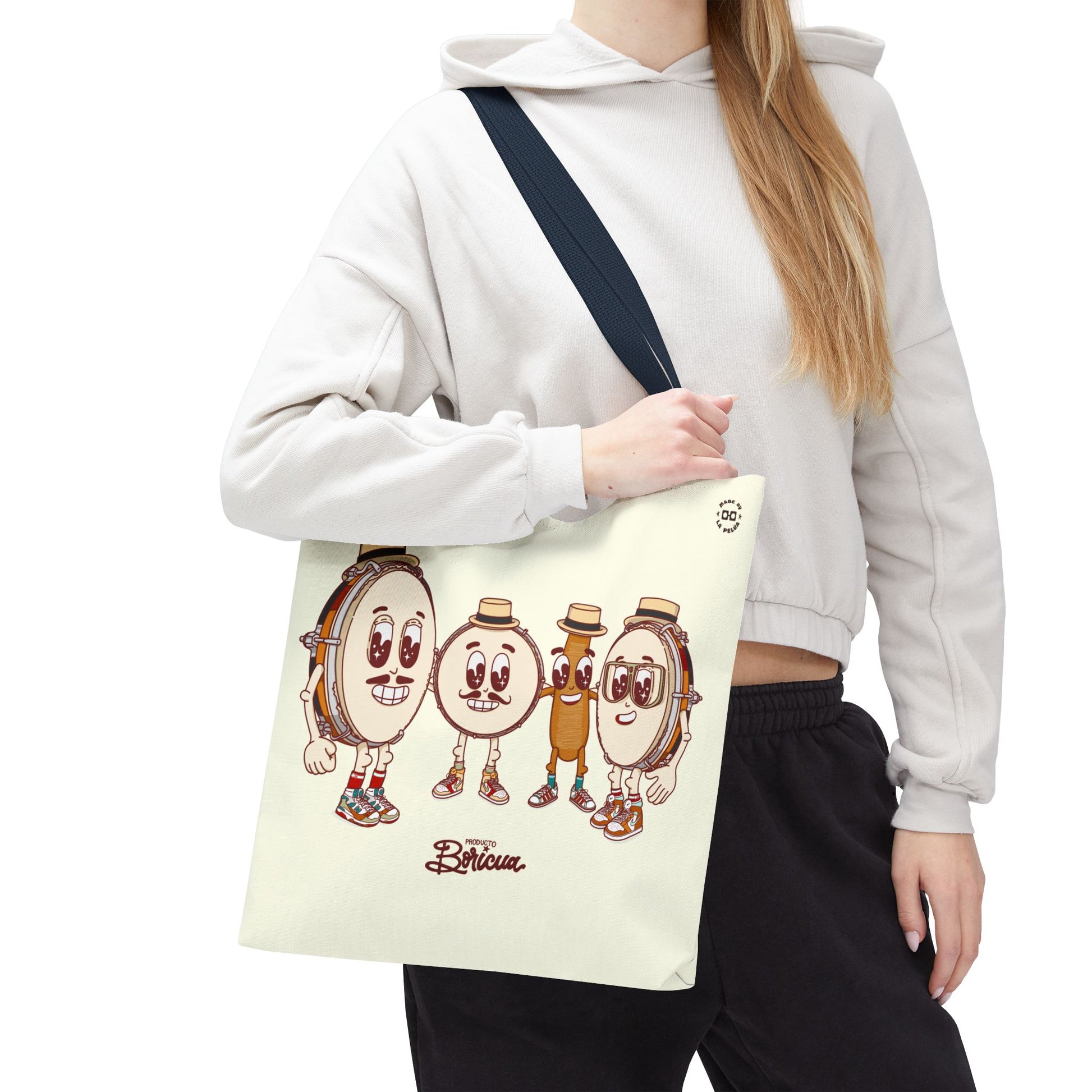 Cafe con Ron Tote Bag - Puerto Rico (Crema)