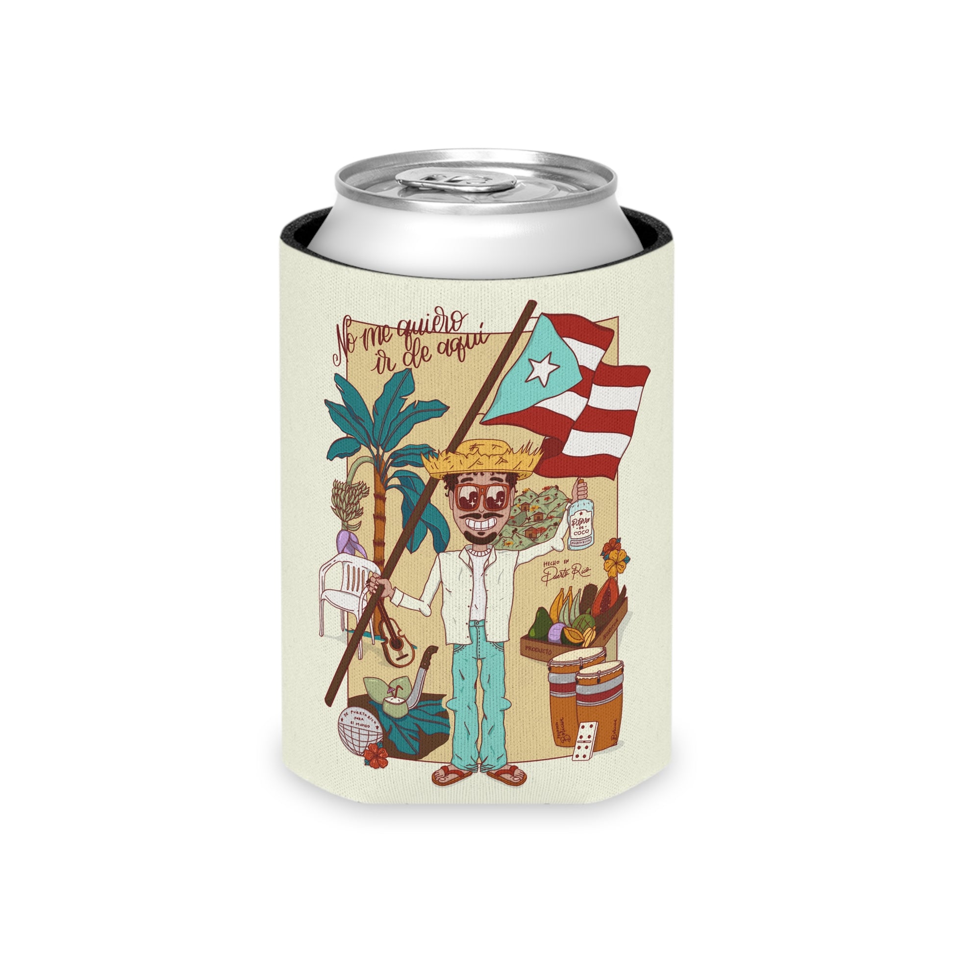 BB en La Mudanza Can Cooler - Boricua (Crema)