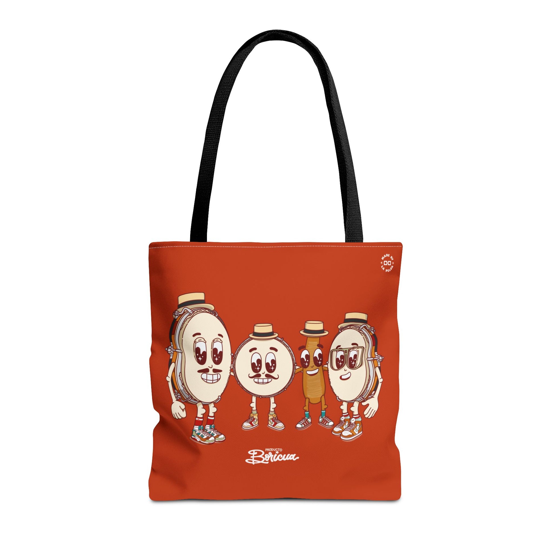 Cafe con Ron Tote Bag - Puerto Rico (Rojo)
