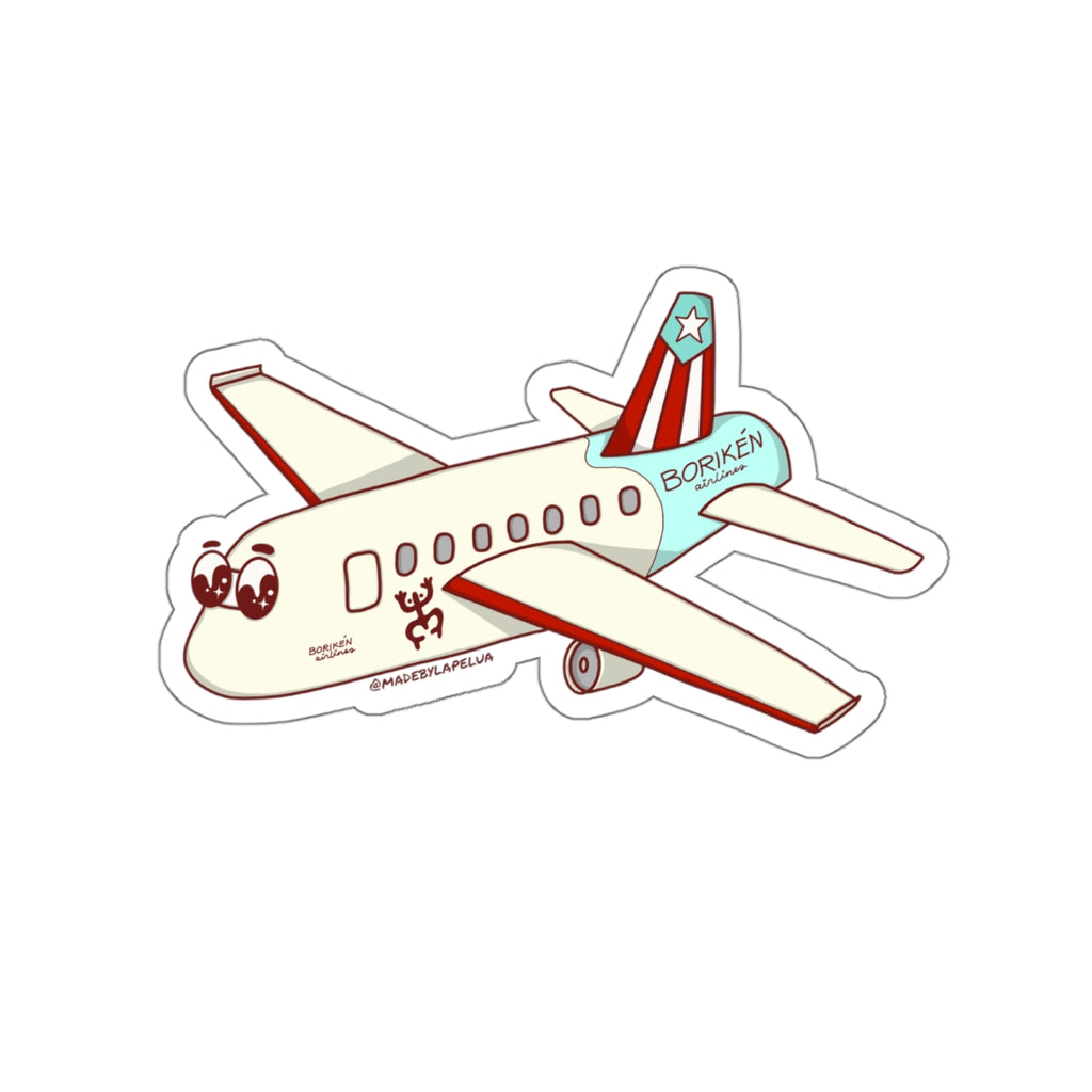 Avión Borikén Airlines - Die-Cut Sticker, Puerto Rico