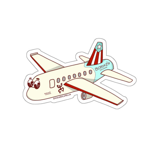 Avión Borikén Airlines - Die-Cut Sticker, Puerto Rico