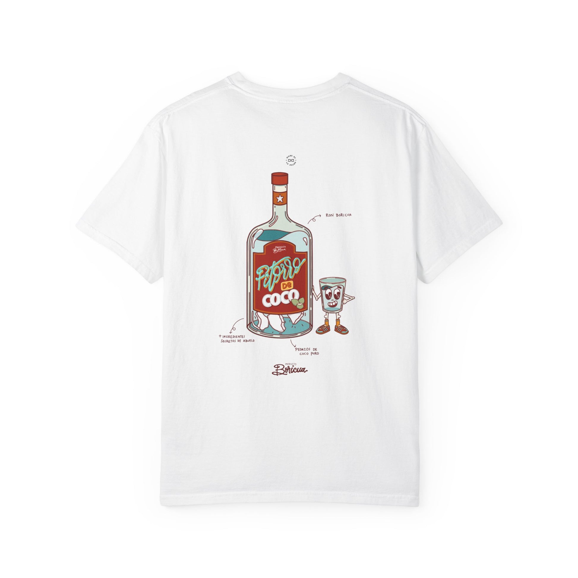 Pitorro de Coco - Bandera Puerto Rico T-Shirt