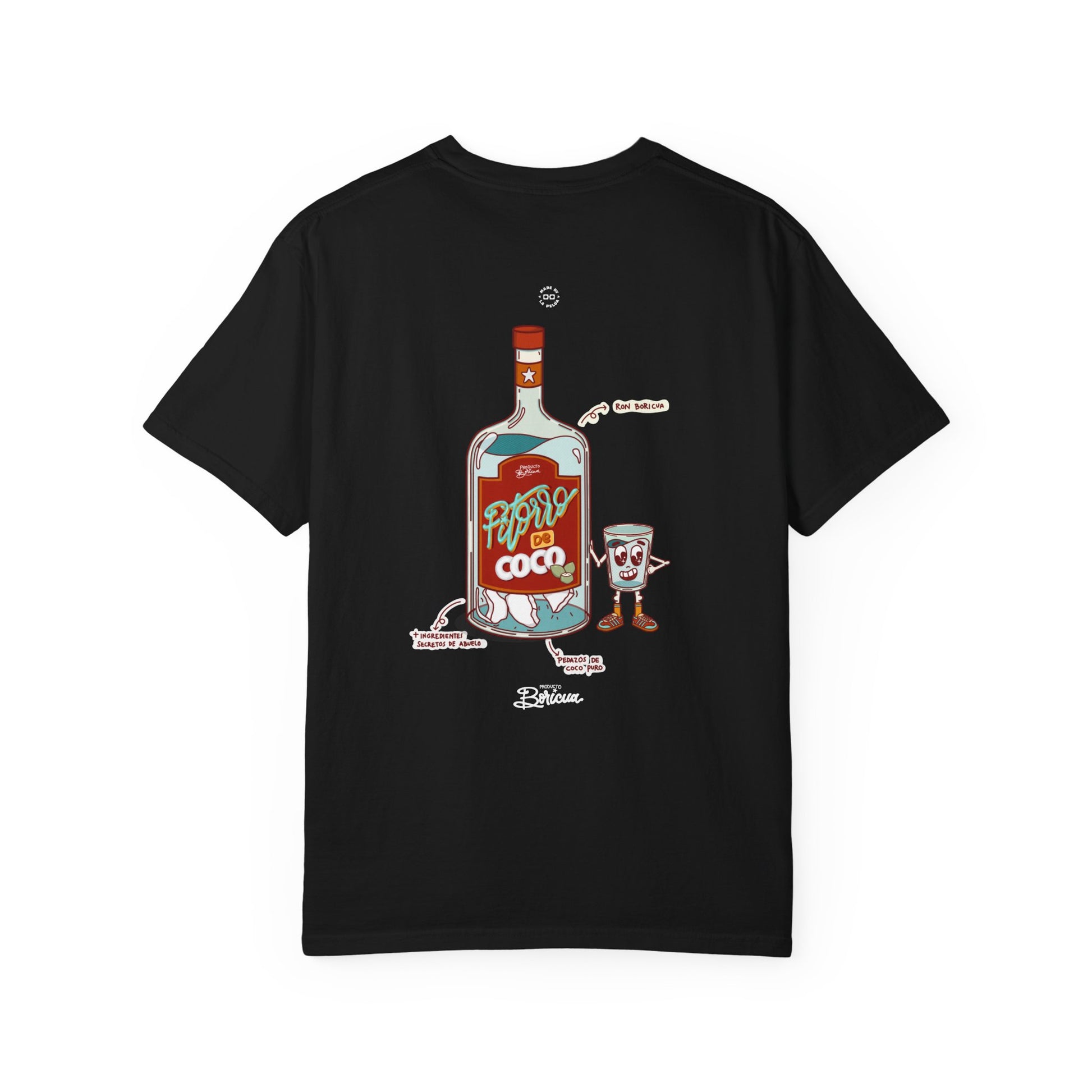 Pitorro de Coco - Bandera Puerto Rico T-Shirt