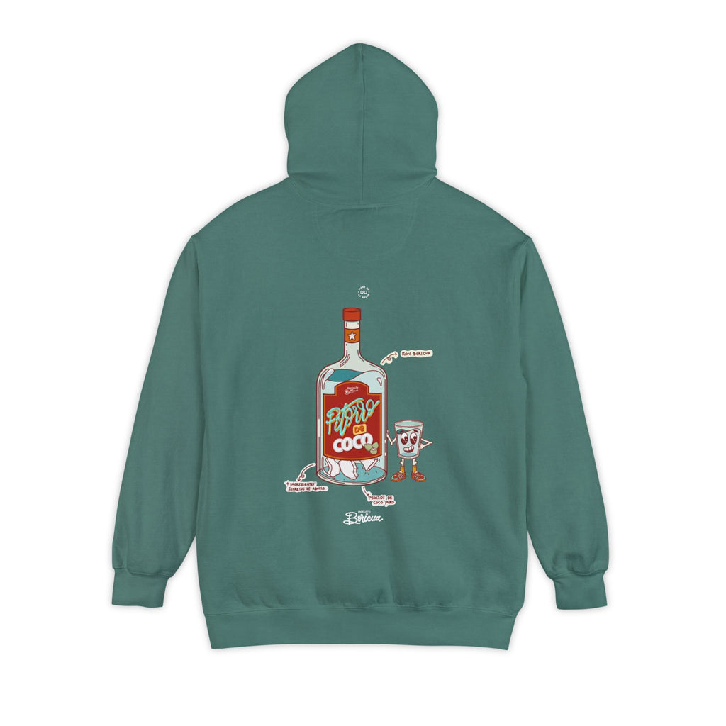Pitorro de Coco - Bandera Puerto Rico Hoodie