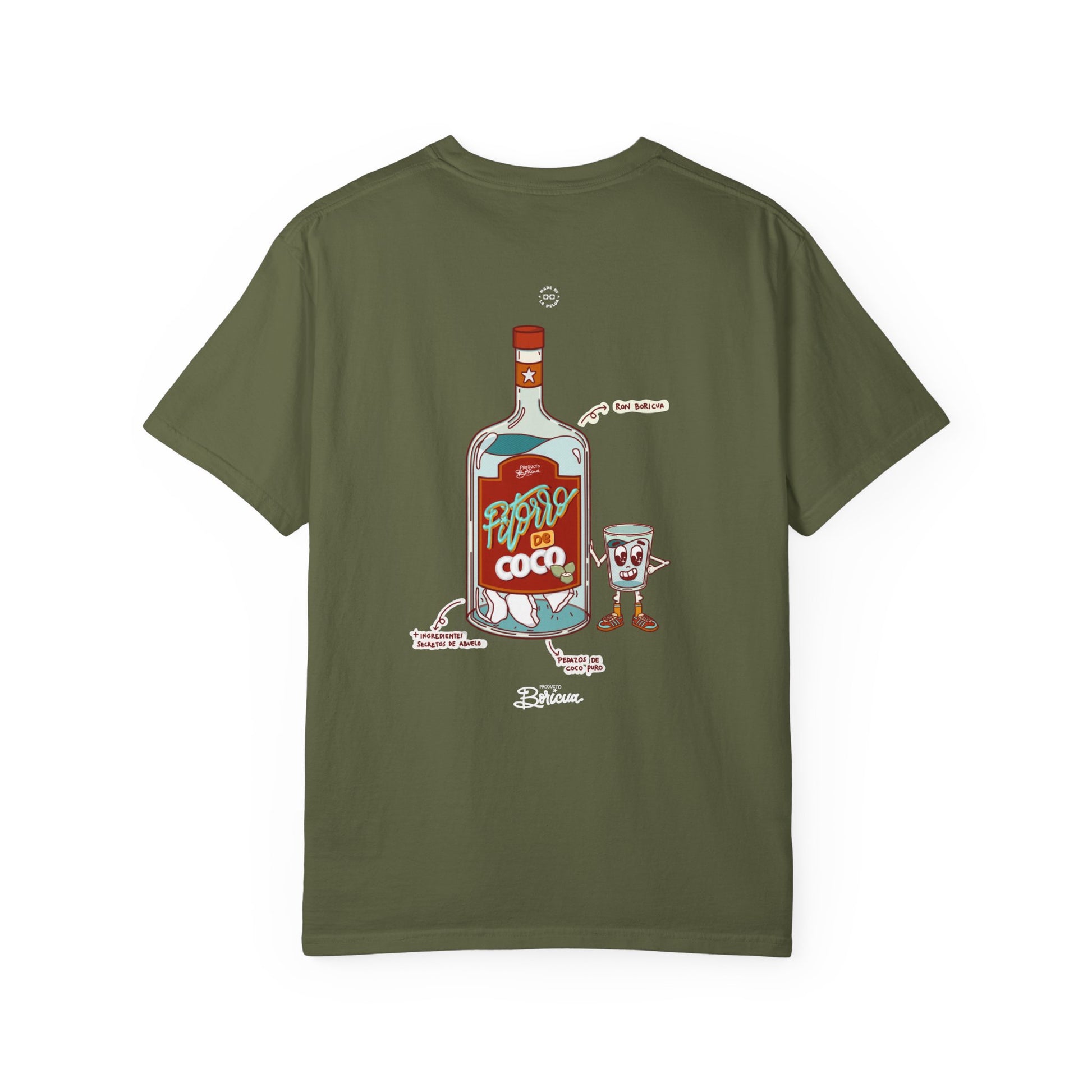 Pitorro de Coco - Bandera Puerto Rico T-Shirt