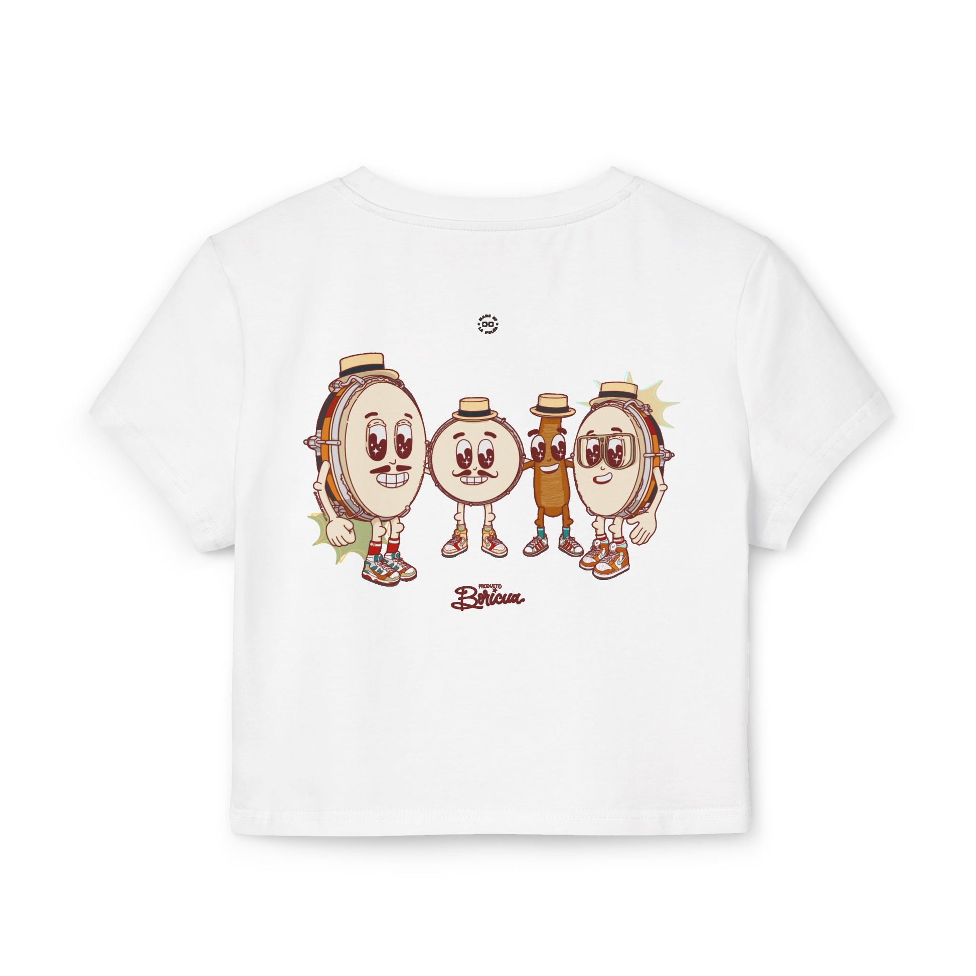 Los Pleneros - Bandera Puerto Rico Baby Tee