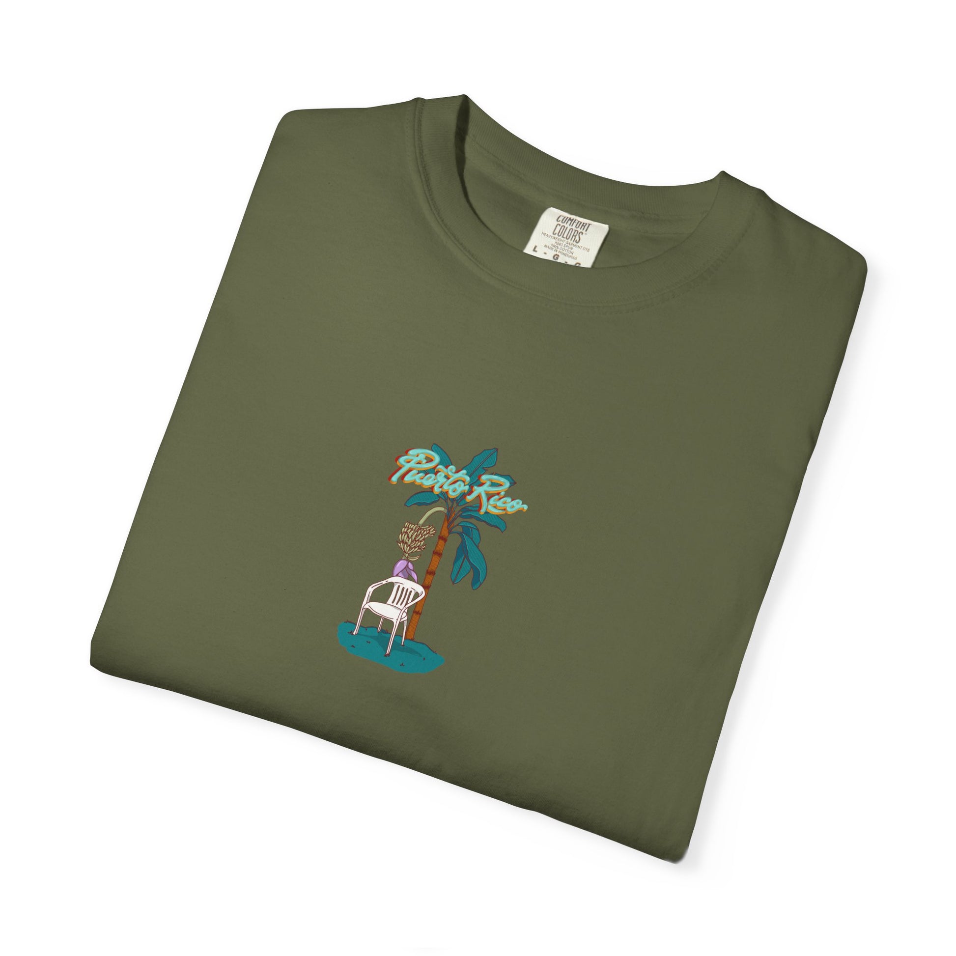 Mata de Plátano con Puerto Rico - T-Shirt
