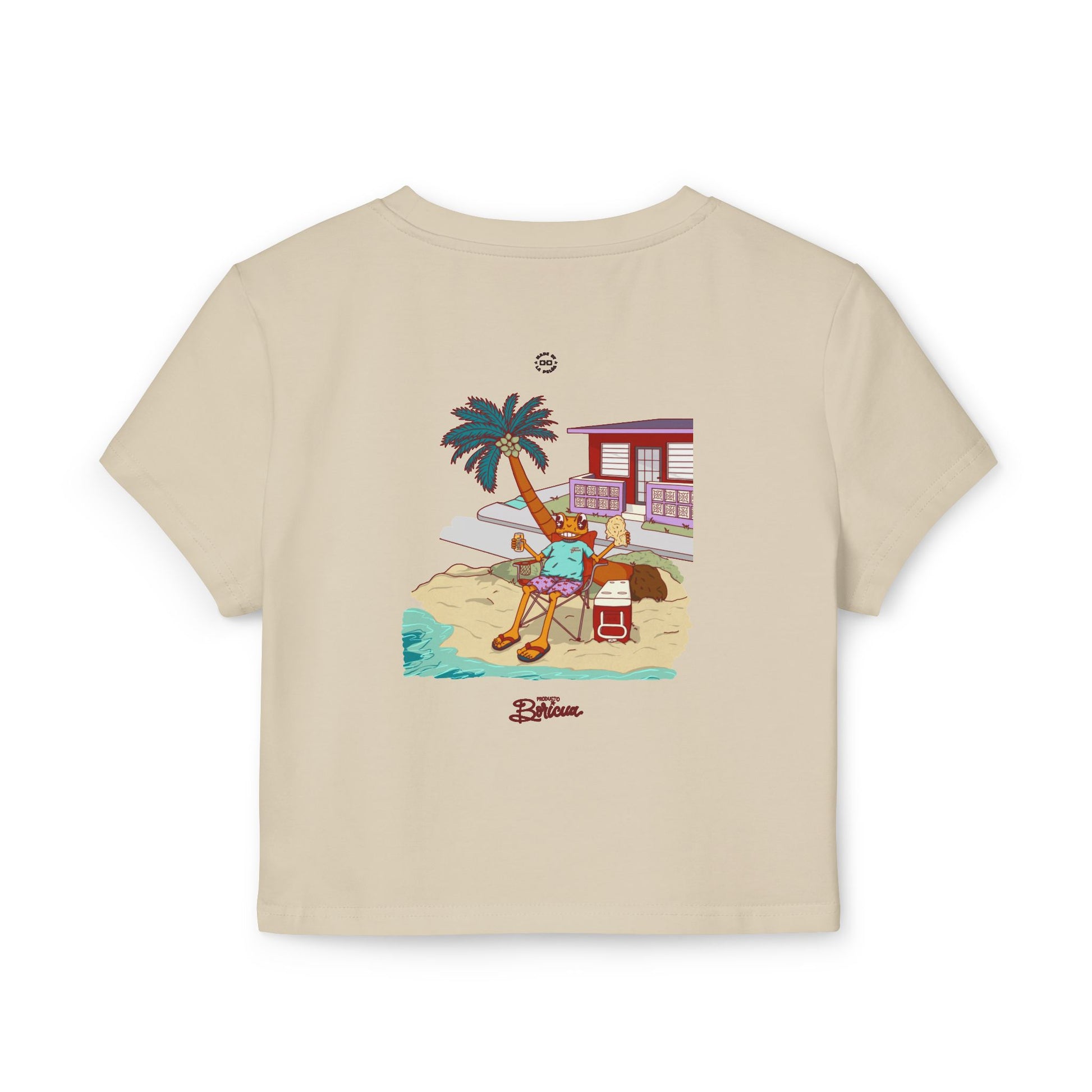 Concho en la playa en PR - Weltita Boricua Baby Tee