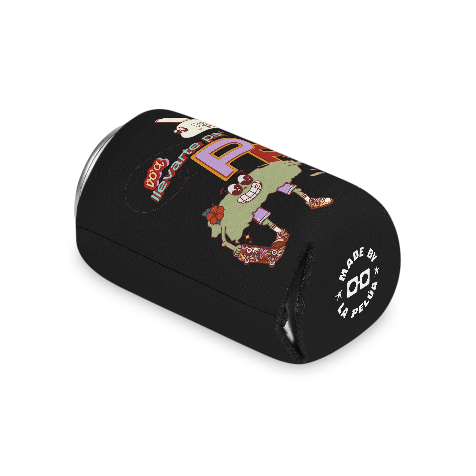 Voy a llevarte para PR Can Cooler - Boricua (Negro)