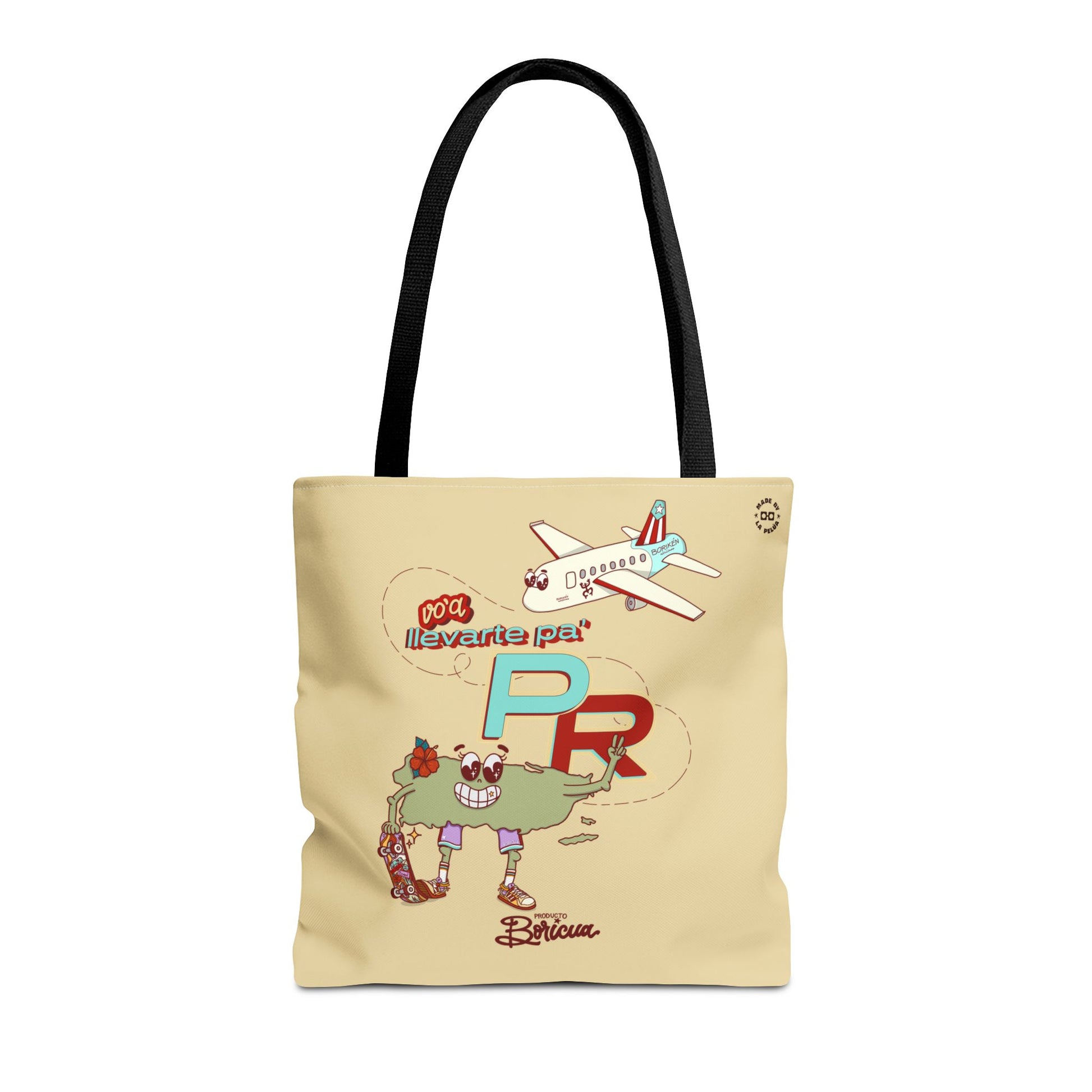 Voy a llevarte para PR Tote Bag - Puerto Rico (Khaki)