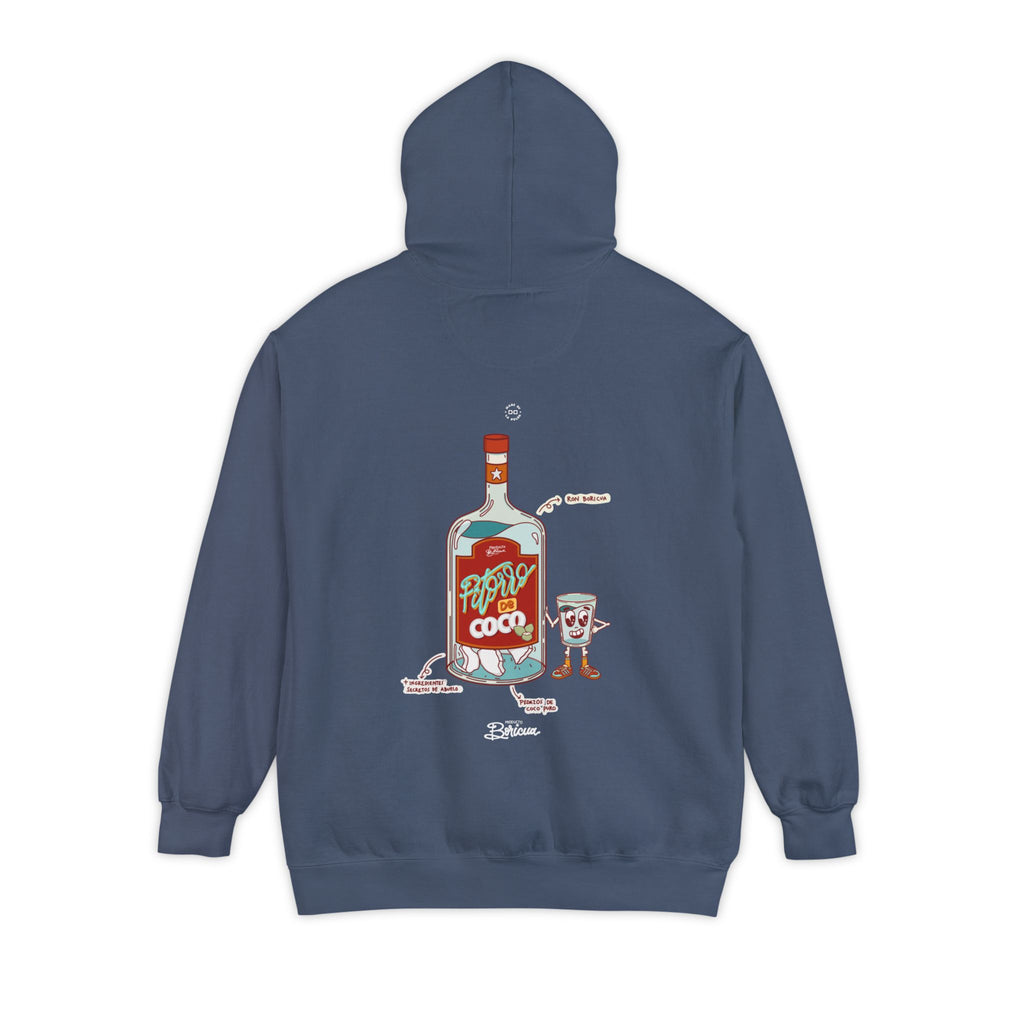 Pitorro de Coco - Bandera Puerto Rico Hoodie
