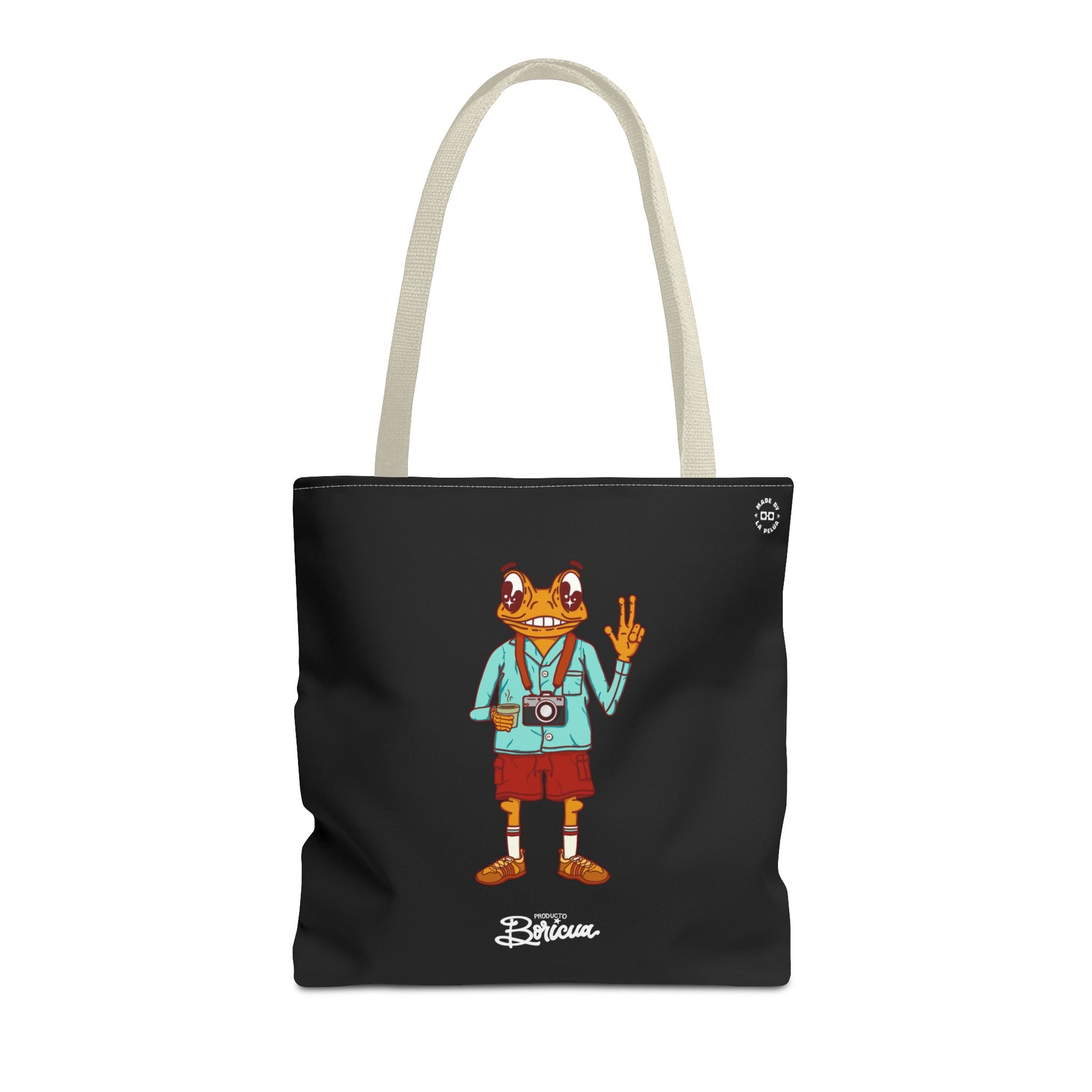Concho Tote Bag - Puerto Rico (Negro)