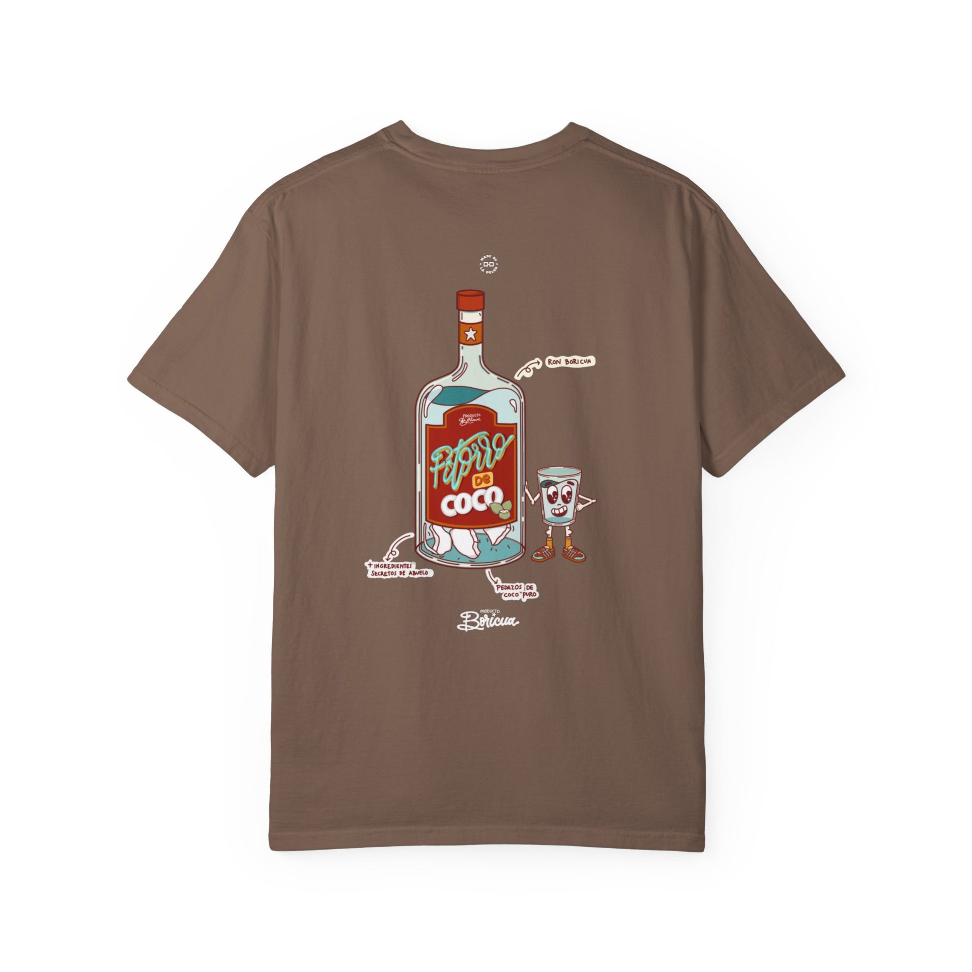Pitorro de Coco - Bandera Puerto Rico T-Shirt