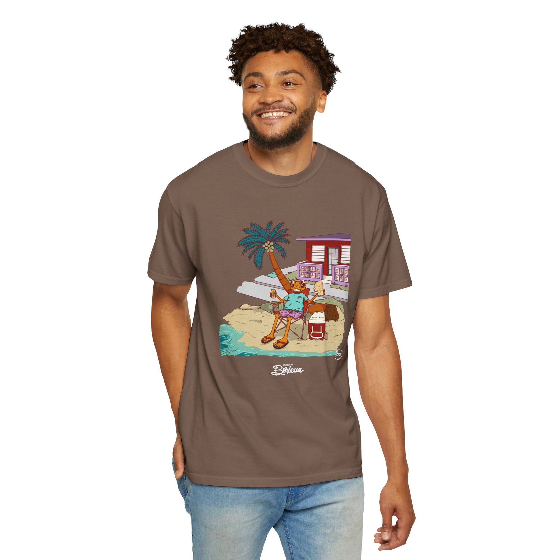 Concho en la playa en PR - T-Shirt