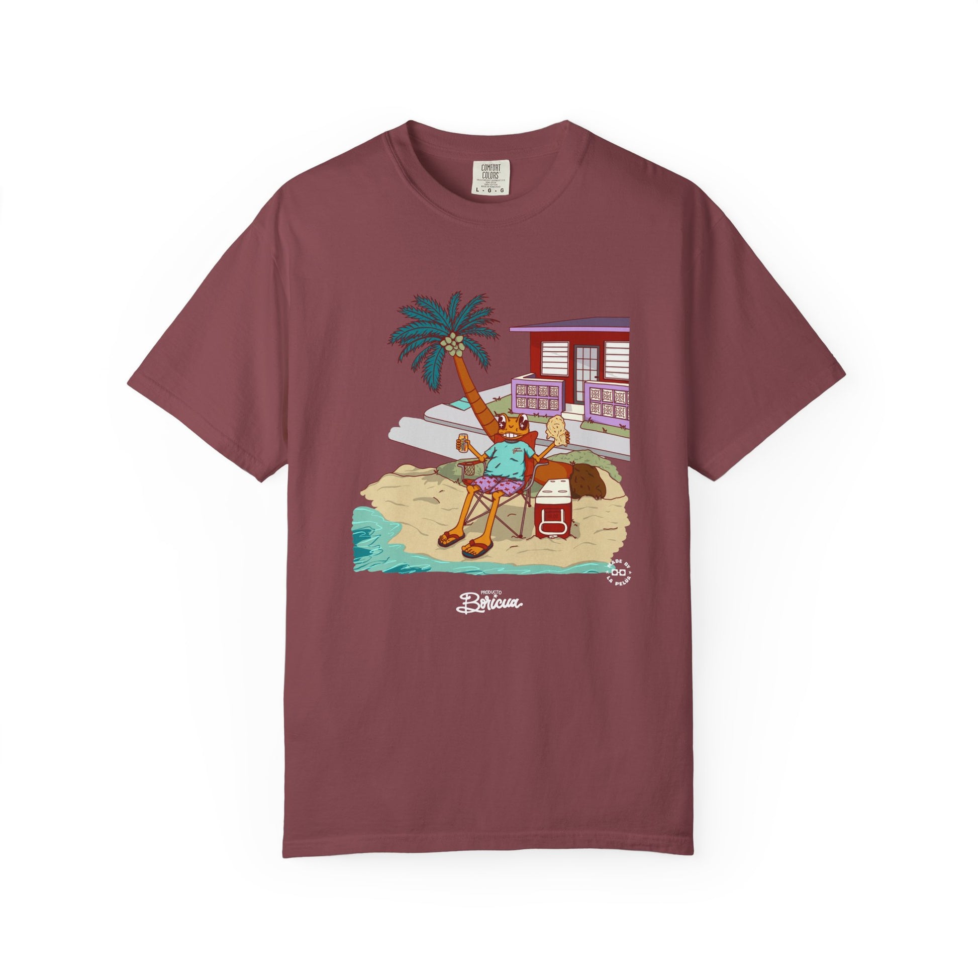 Concho en la playa en PR - T-Shirt