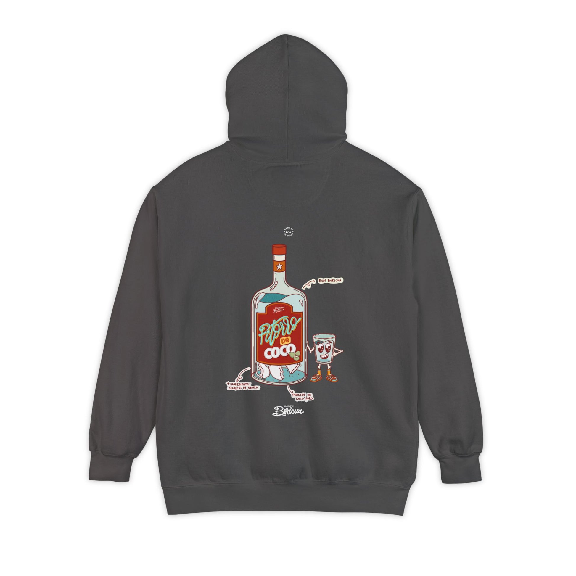 Pitorro de Coco - Bandera Puerto Rico Hoodie