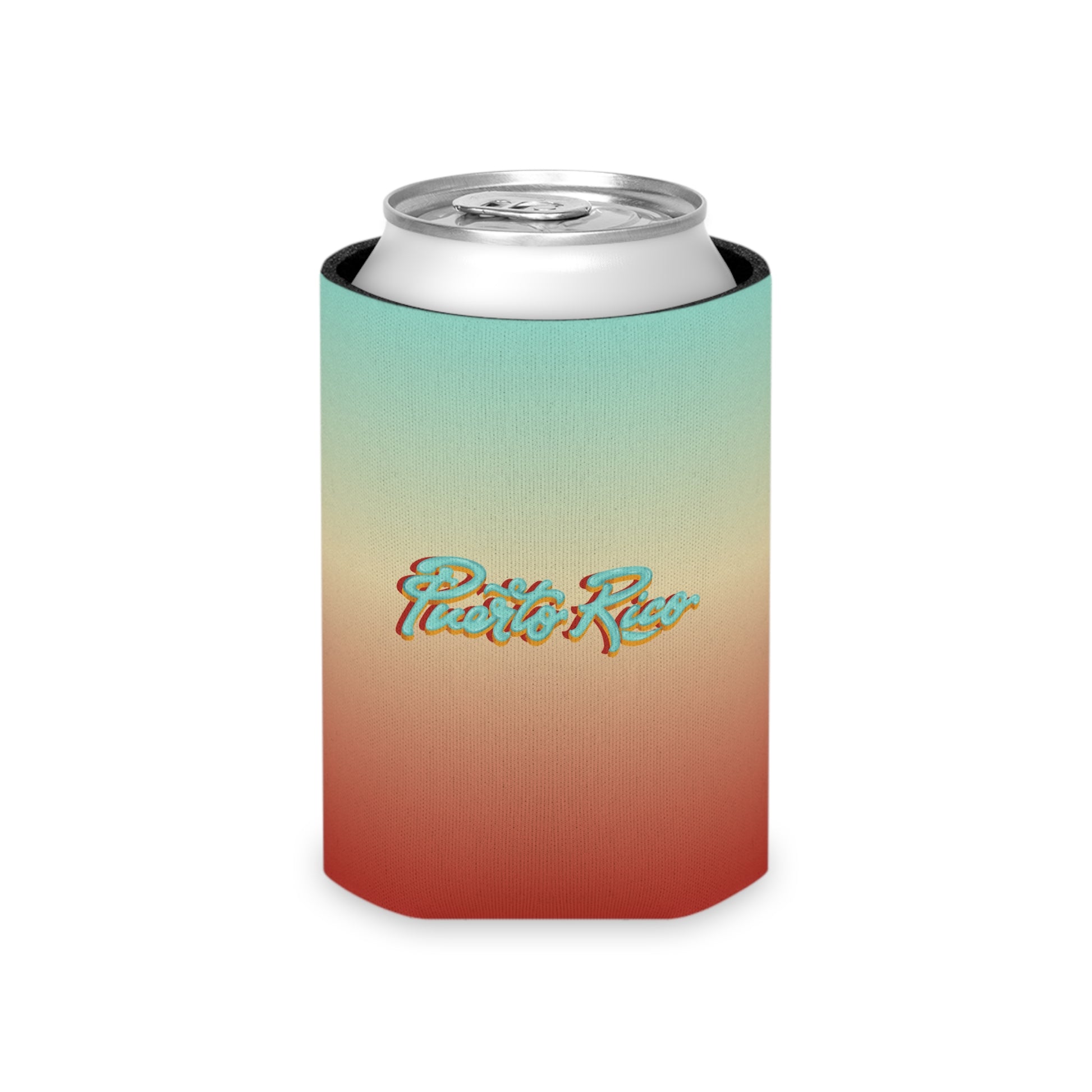 Concho en la playa en PR Can Cooler - Puerto Rico (Gradiente)