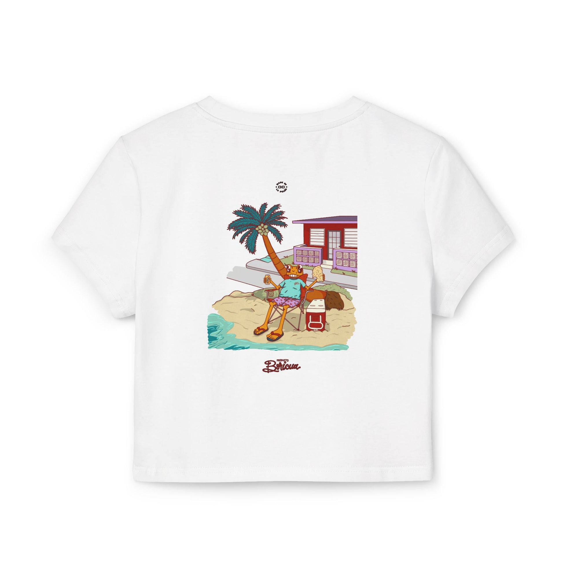 Concho en la playa en PR - Weltita Boricua Baby Tee