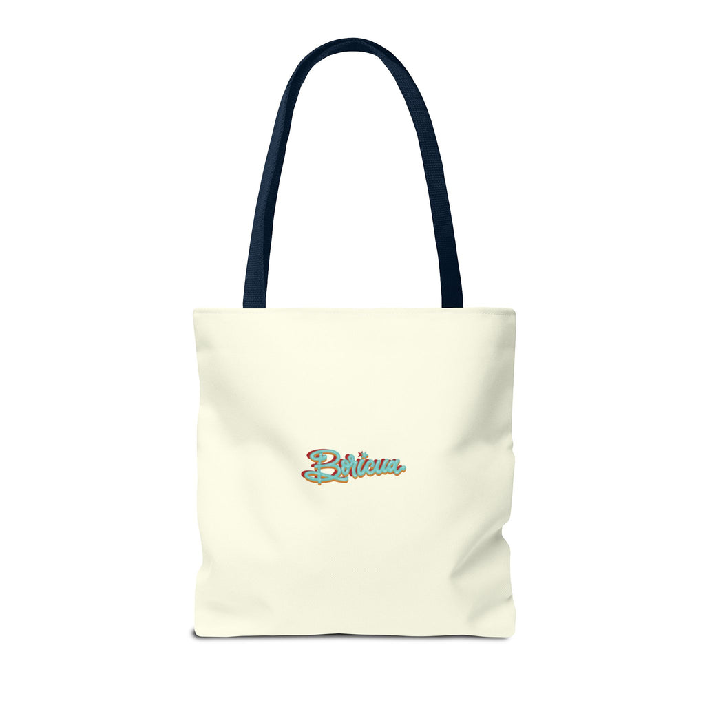 Cafe con Ron Tote Bag - Boricua (Crema)