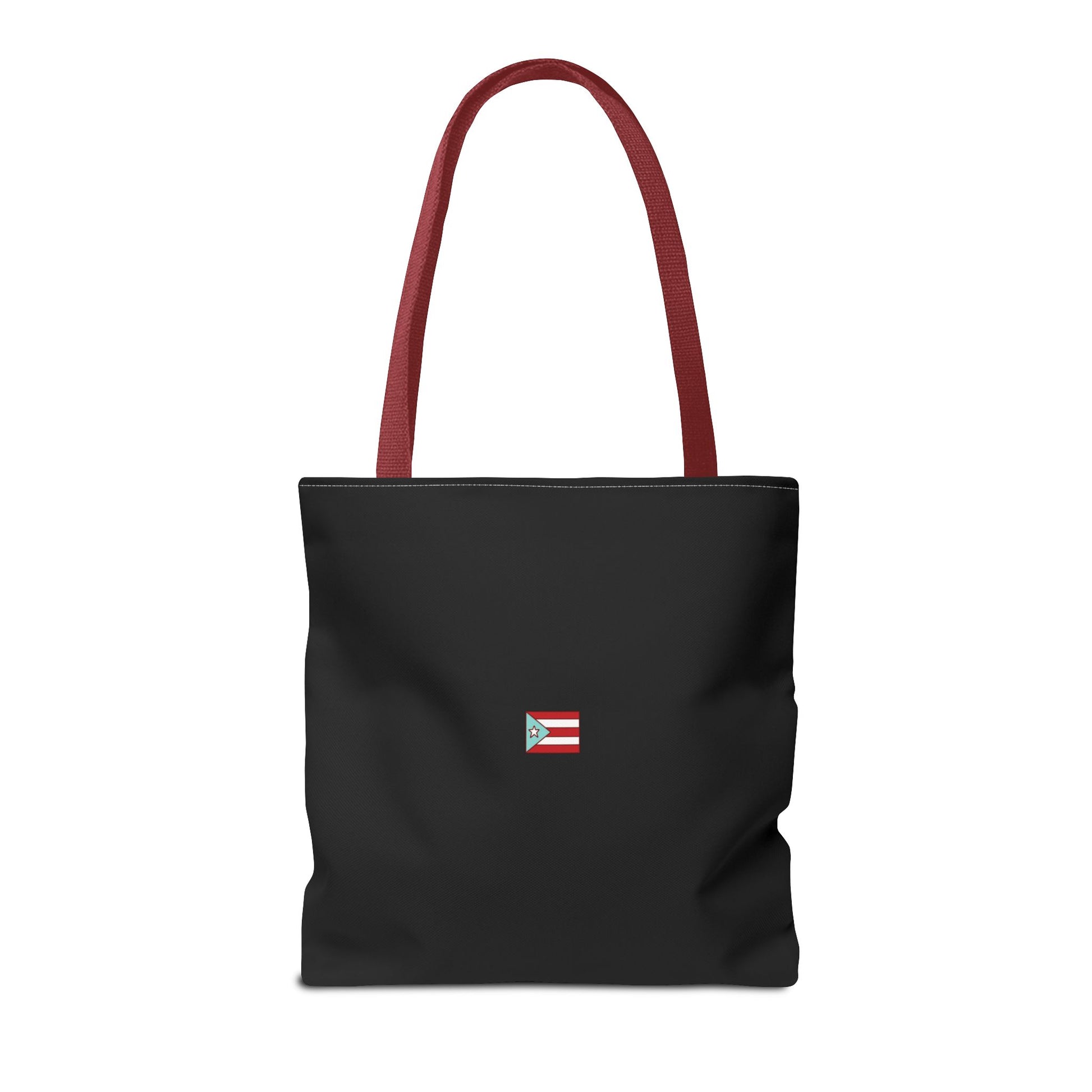 Voy a llevarte para PR Tote Bag - Bandera Puerto Rico (Negro)