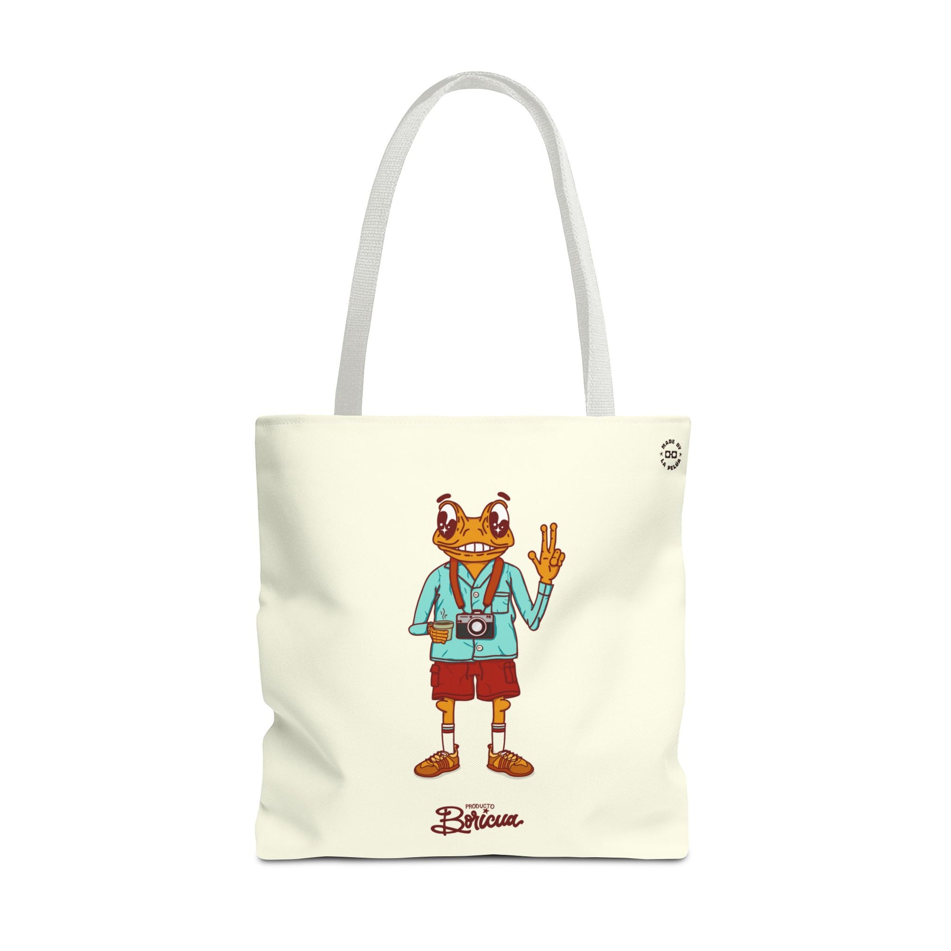 Concho Tote Bag - Boricua (Crema)