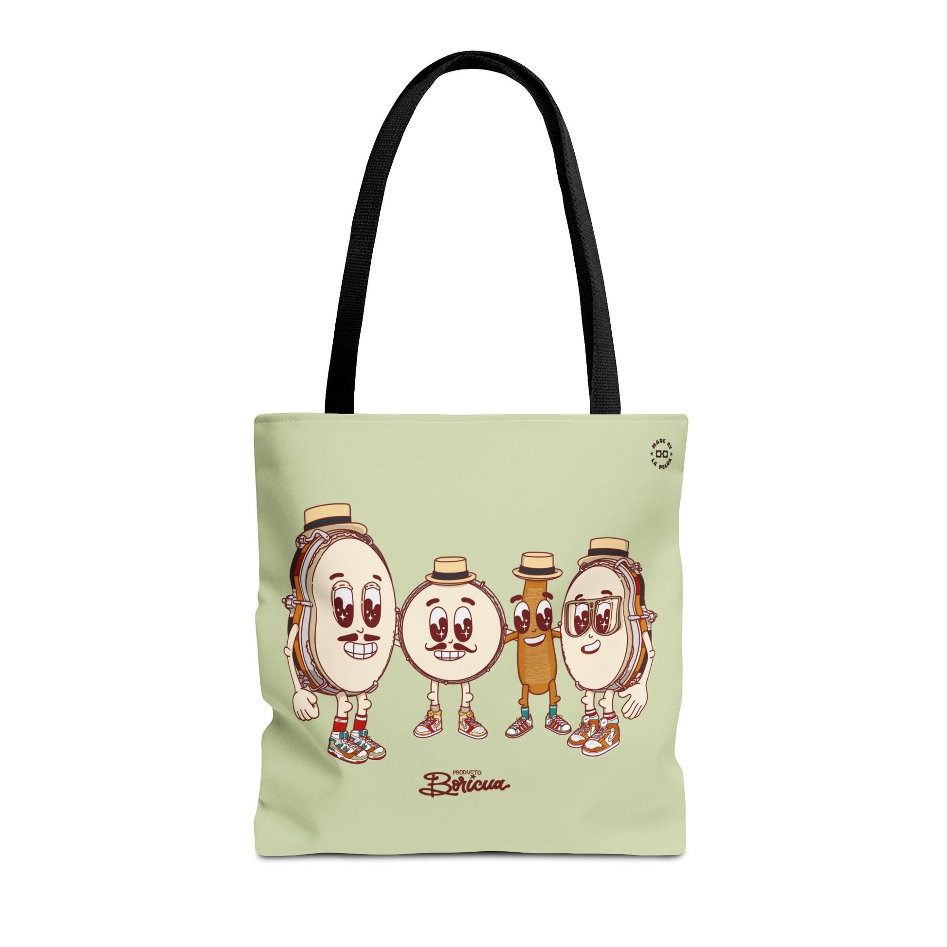 Cafe con Ron Tote Bag - Puerto Rico (Verde)