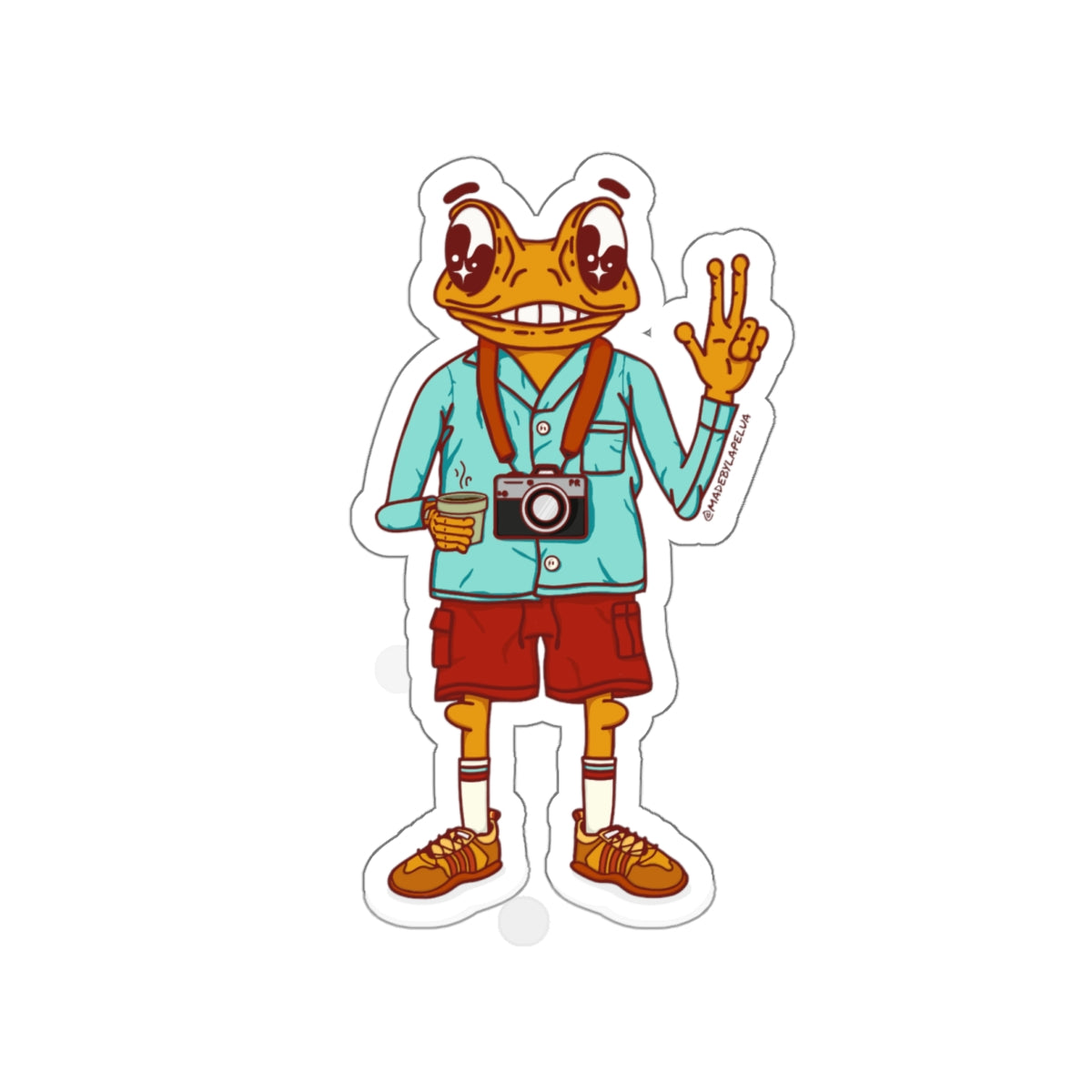 Concho - Die-Cut Sticker, Puerto Rico
