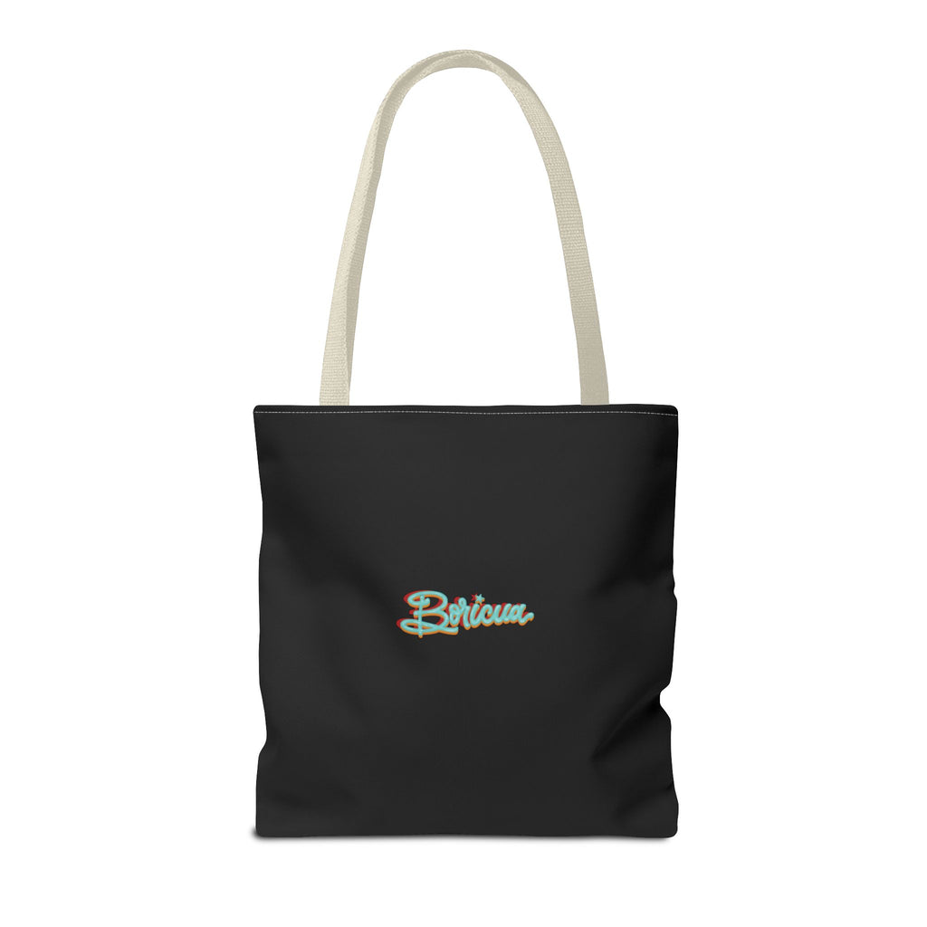 BB en La Mudanza Tote Bag - Boricua (Negro)