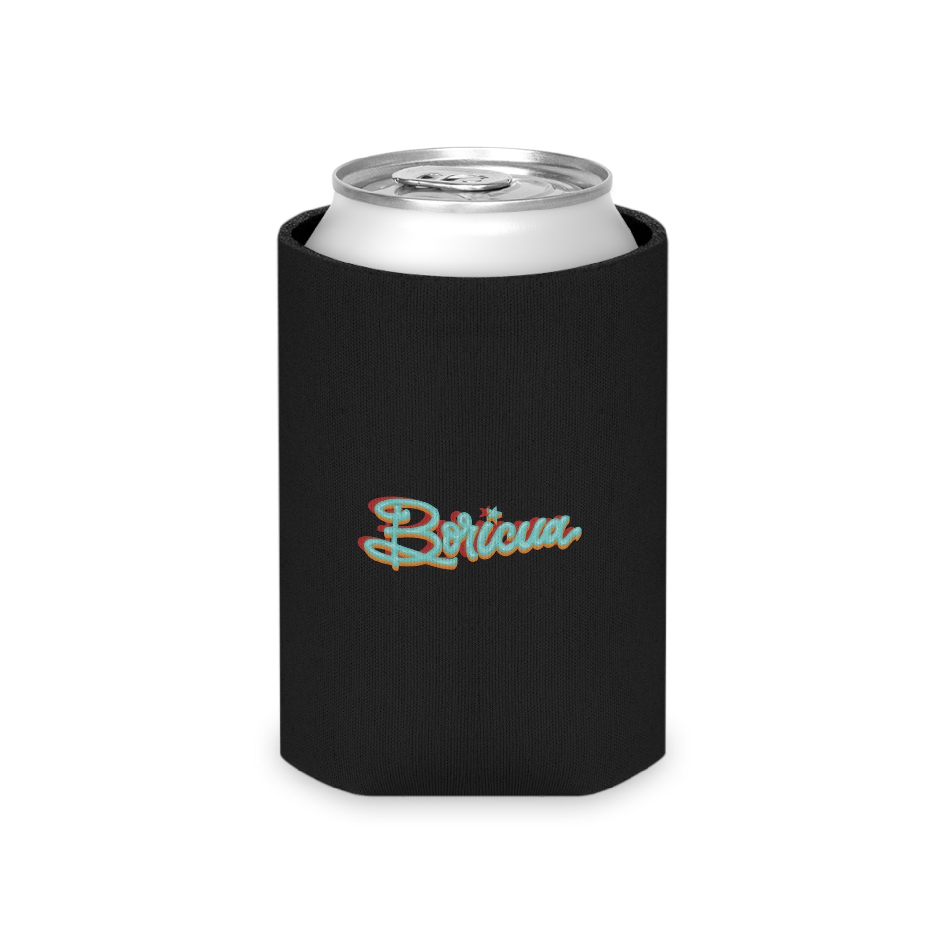 Voy a llevarte para PR Can Cooler - Boricua (Negro)