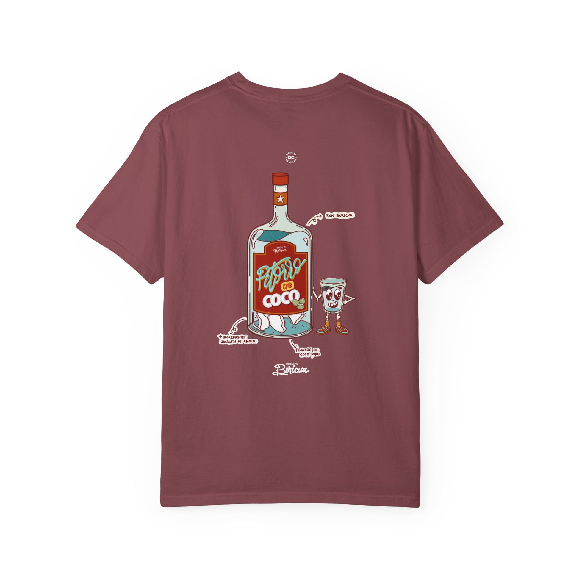 Pitorro de Coco - Bandera Puerto Rico T-Shirt