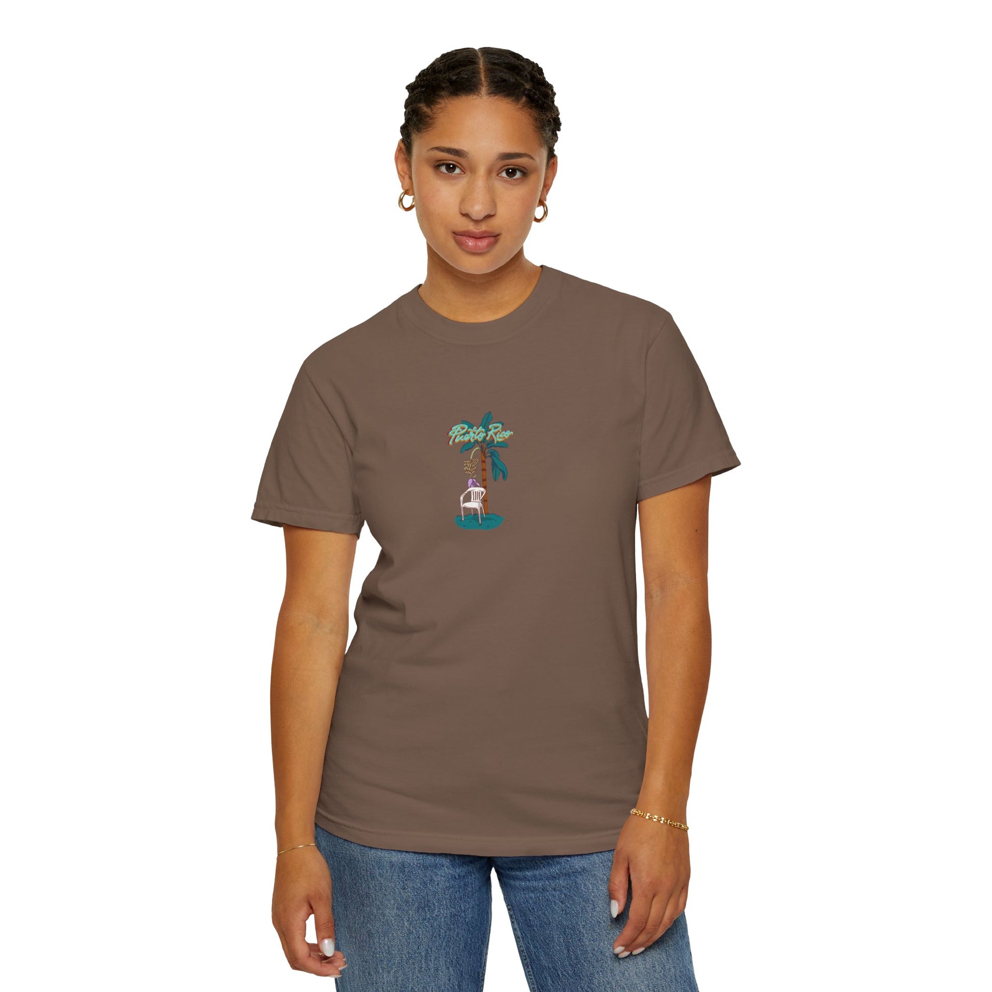 Mata de Plátano con Puerto Rico - T-Shirt