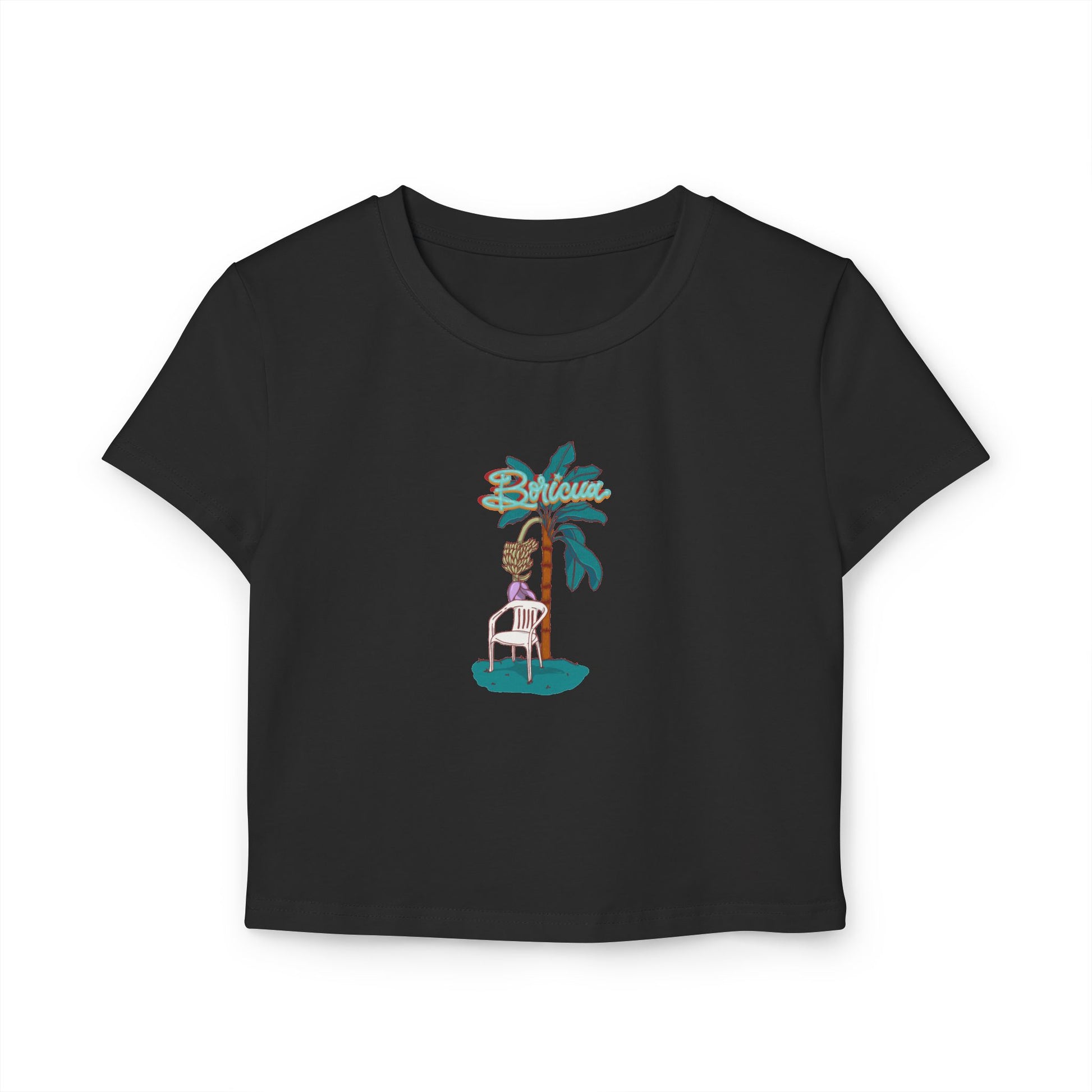 Mata de Plátano con Boricua - Baby Tee