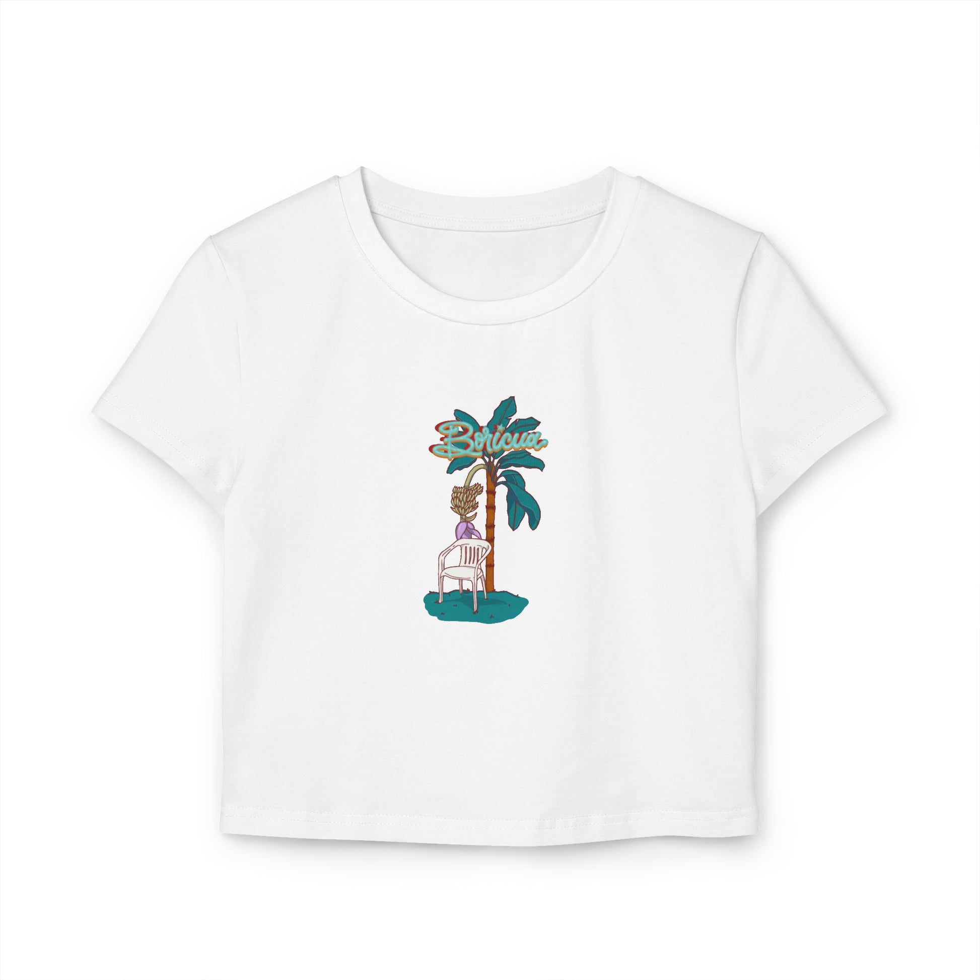 Mata de Plátano con Boricua - Baby Tee