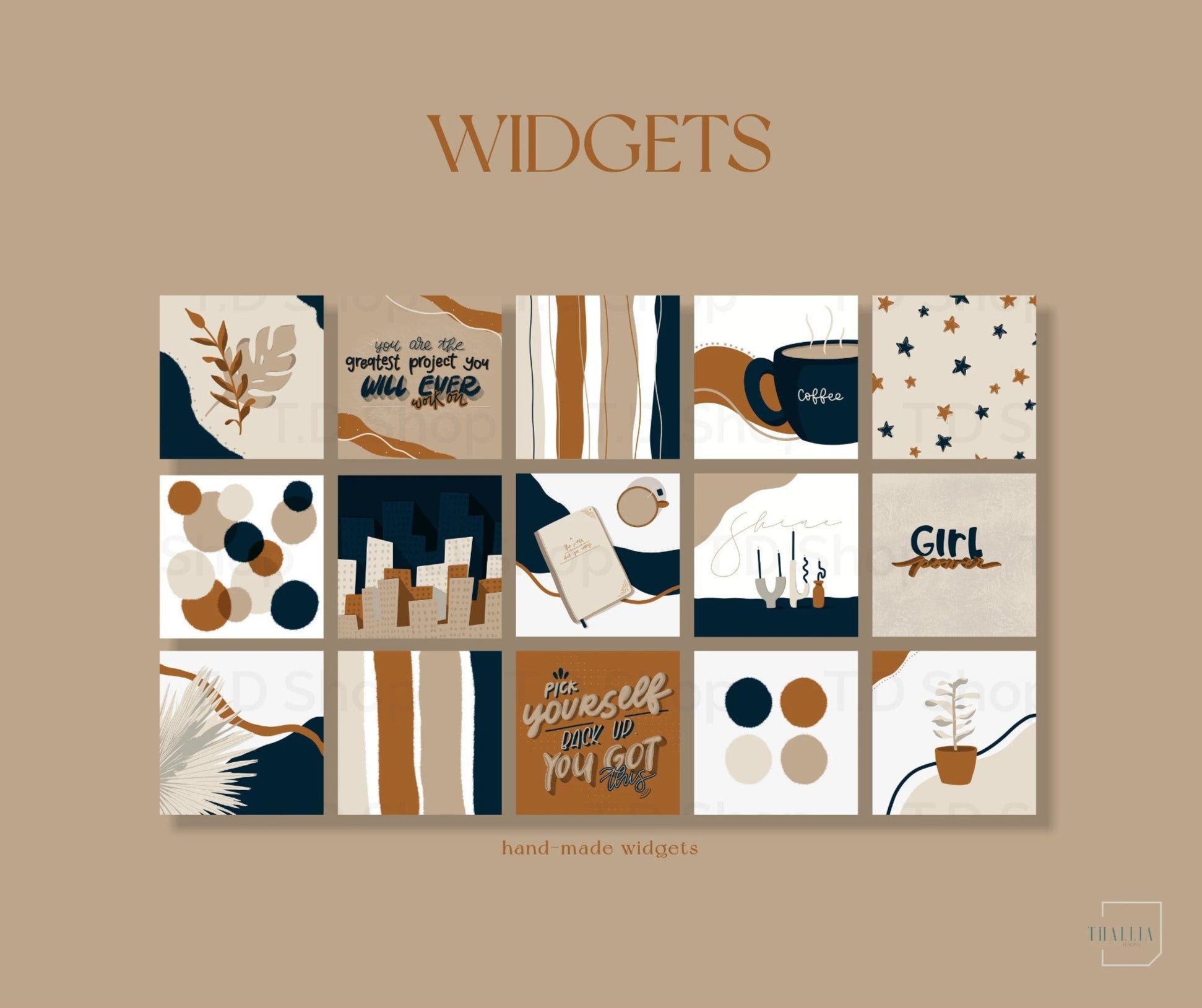Cozy Boho iPad iOS Pack