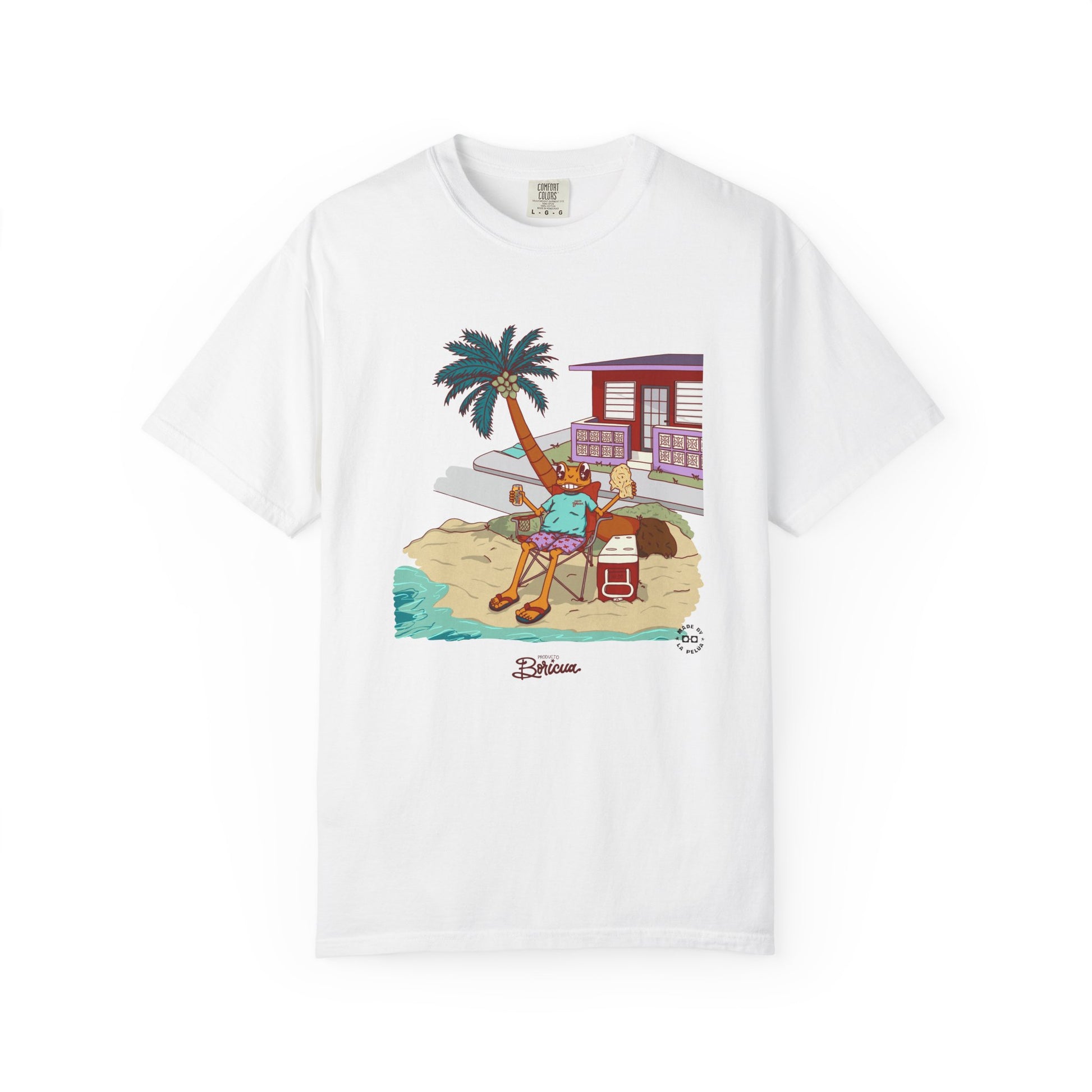 Concho en la playa en PR - T-Shirt