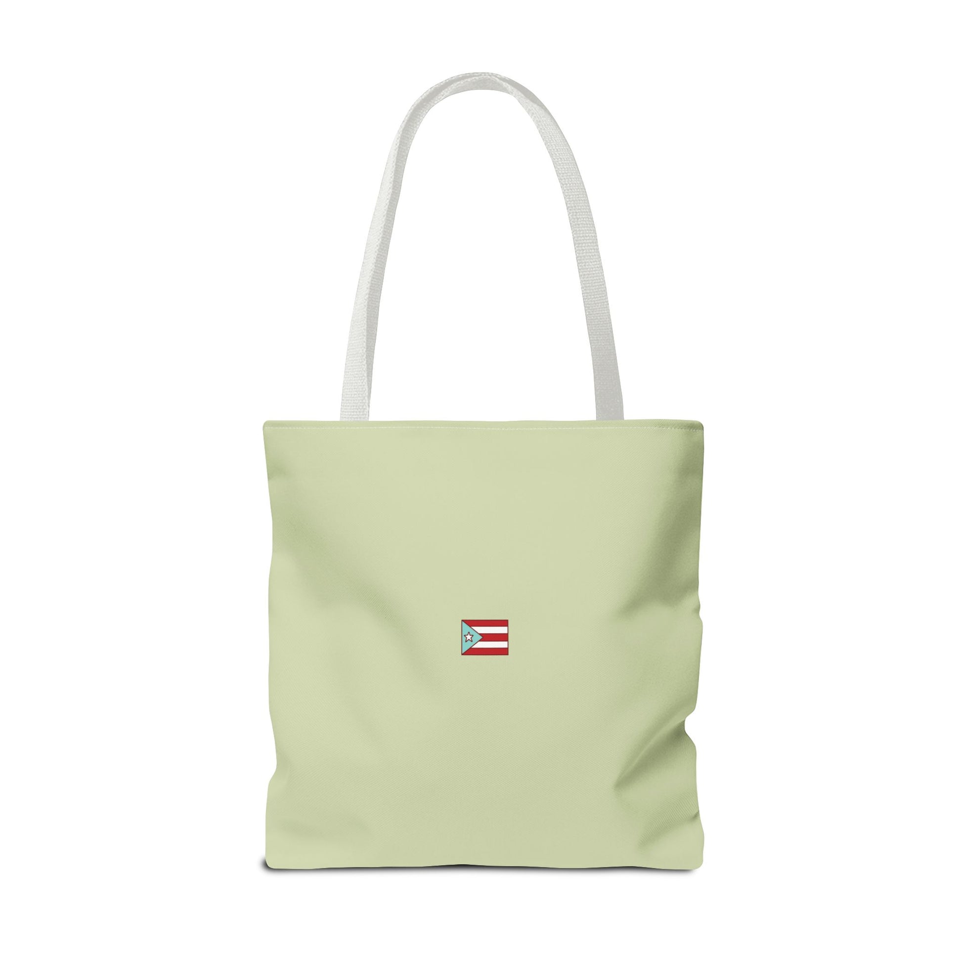 BB en La Mudanza Tote Bag - Bandera Puerto Rico (Verde)