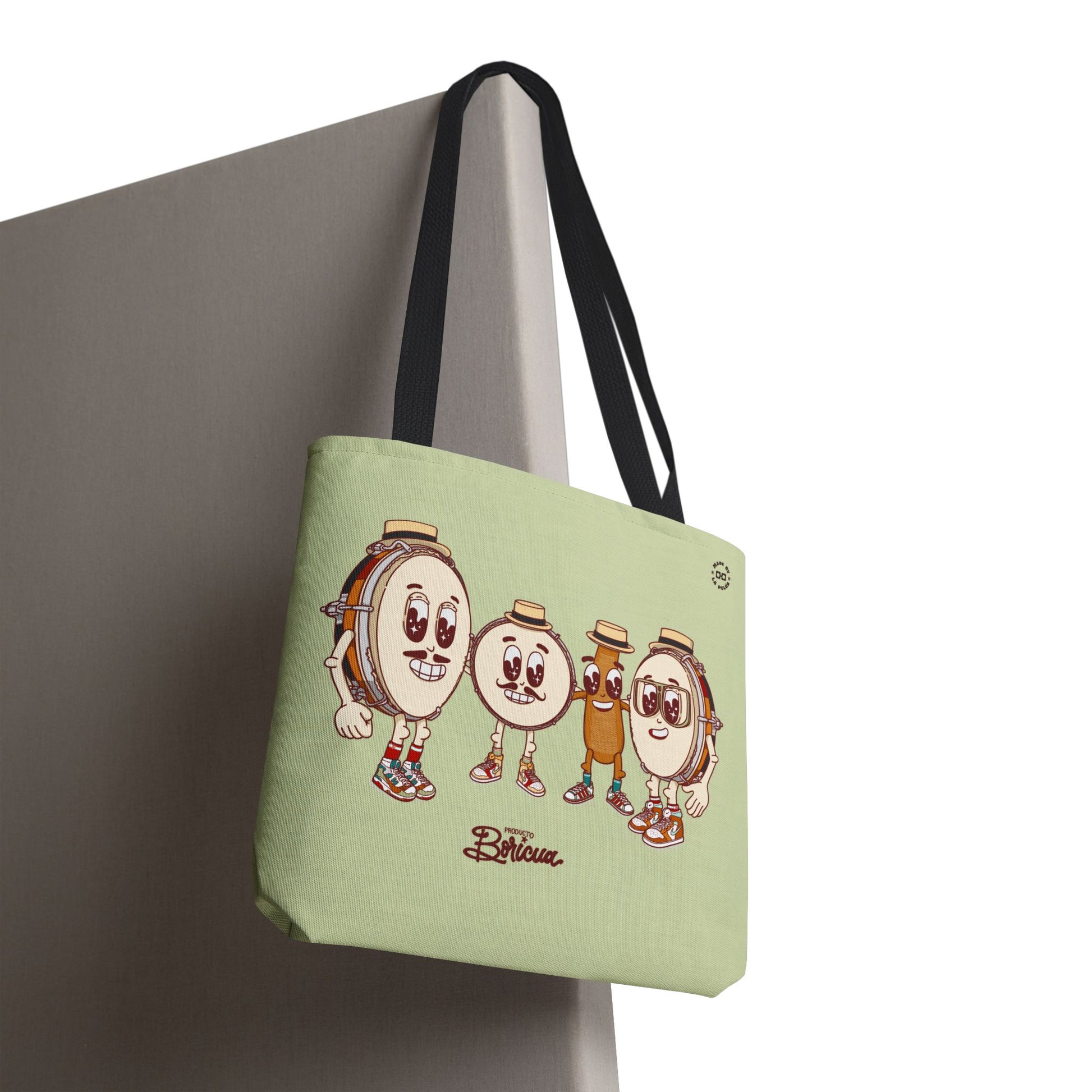 Cafe con Ron Tote Bag - Puerto Rico (Verde)